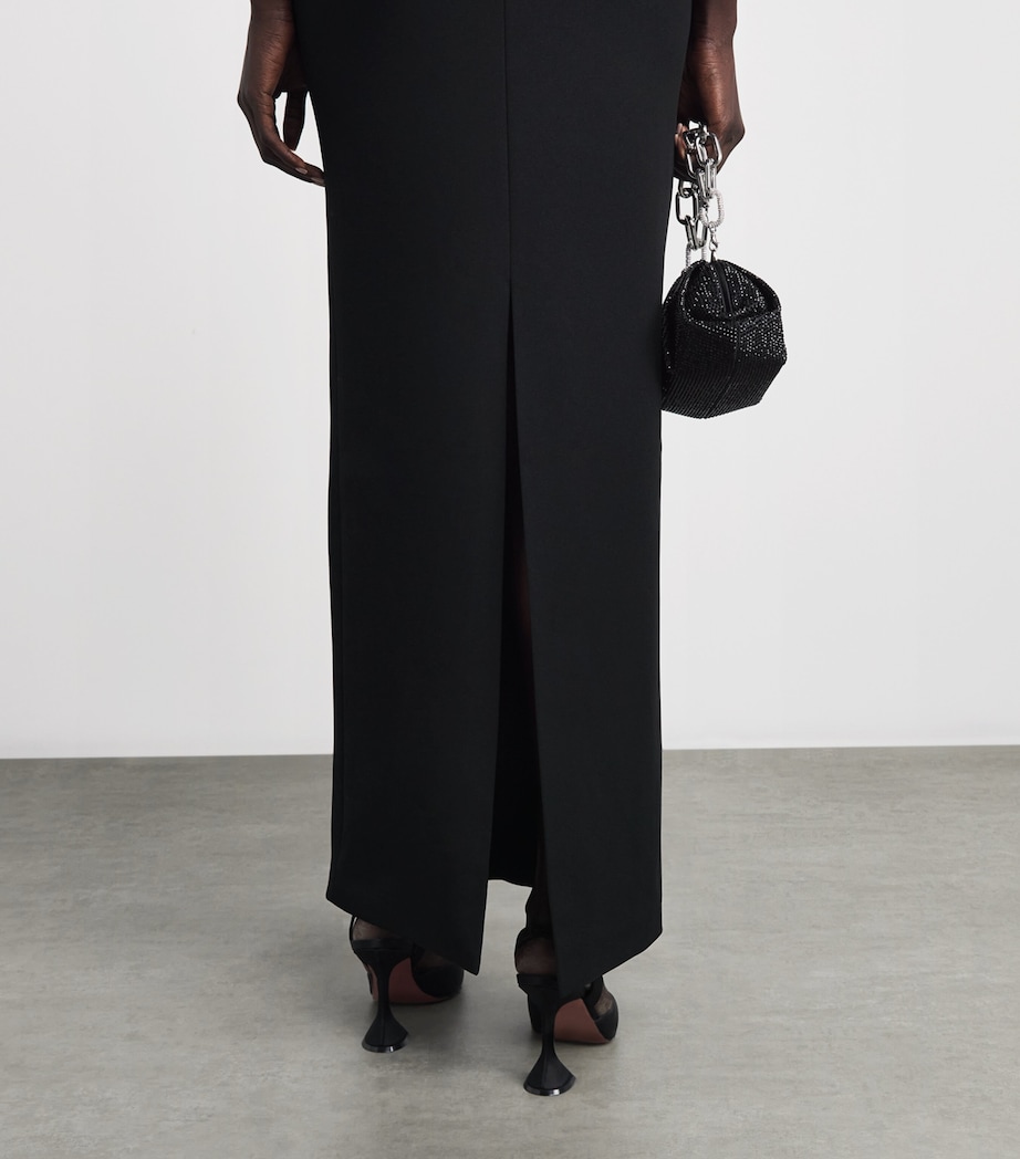 Solace London Womens Off-The-Shoulder Cielo Gown Black Image 3