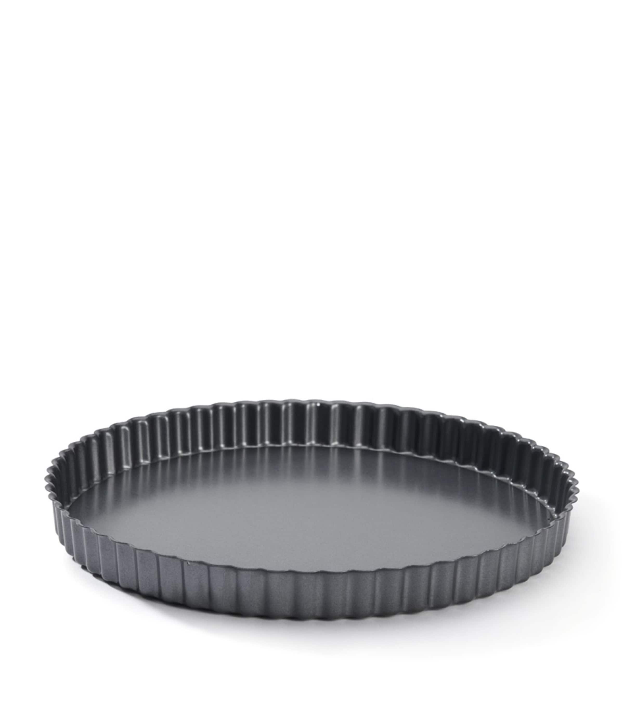 De Buyer Non-Stick Fluted Tart Mould (28cm) Grey Image 1