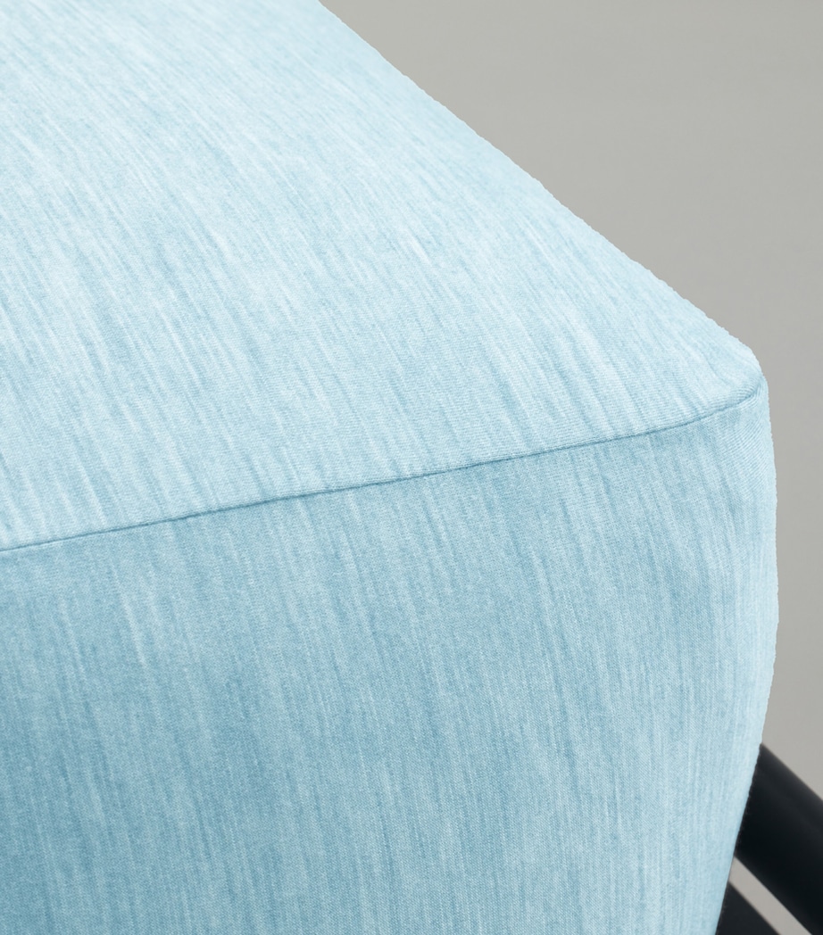 SHLEEP Merino Jersey King Fitted Sheet (150cm x 200cm) Cloudless Blue Image 3