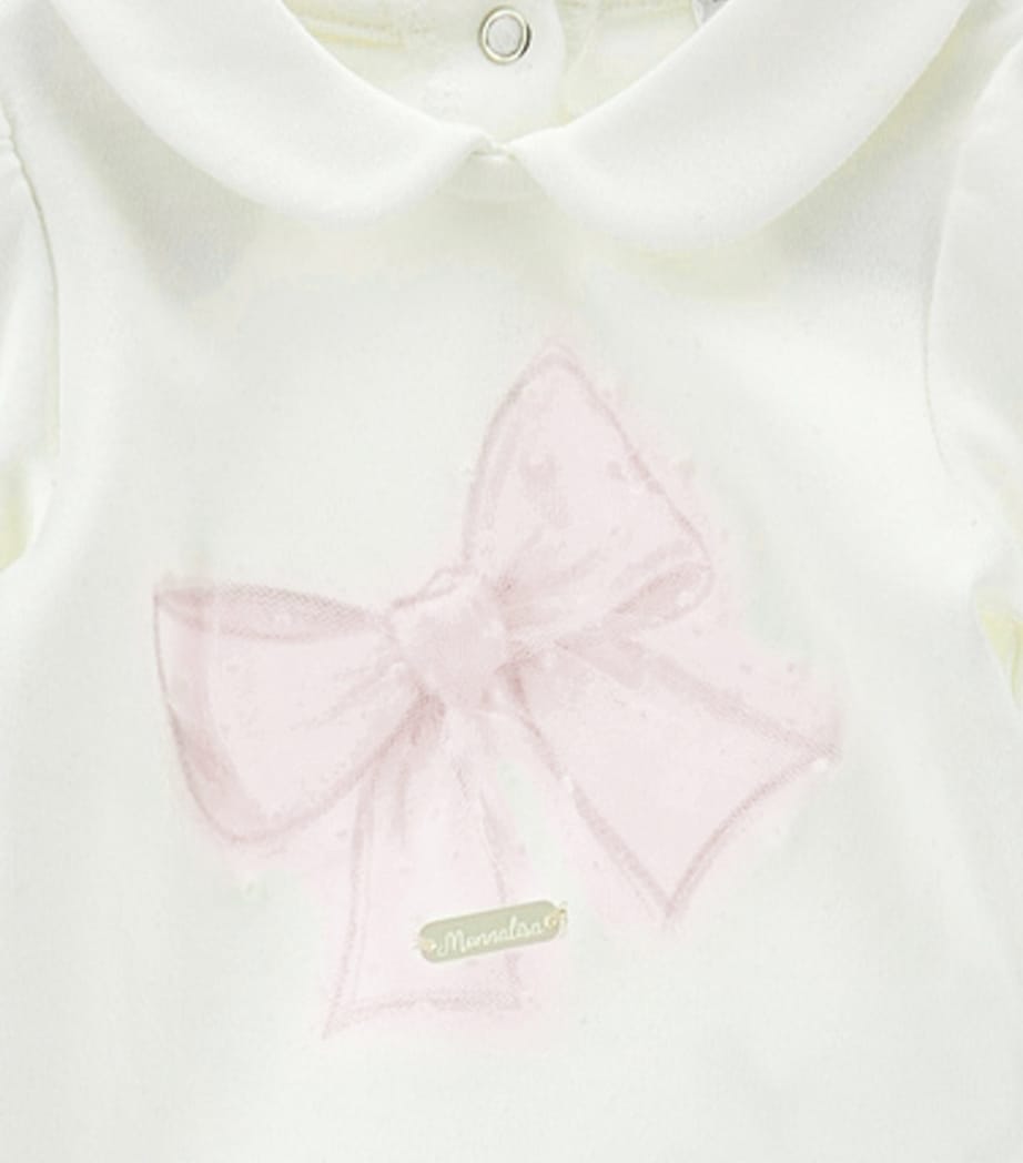 Bodysuit and Skirt Set (1-9 Months) PANNA+ROSA ANTICO Image 3