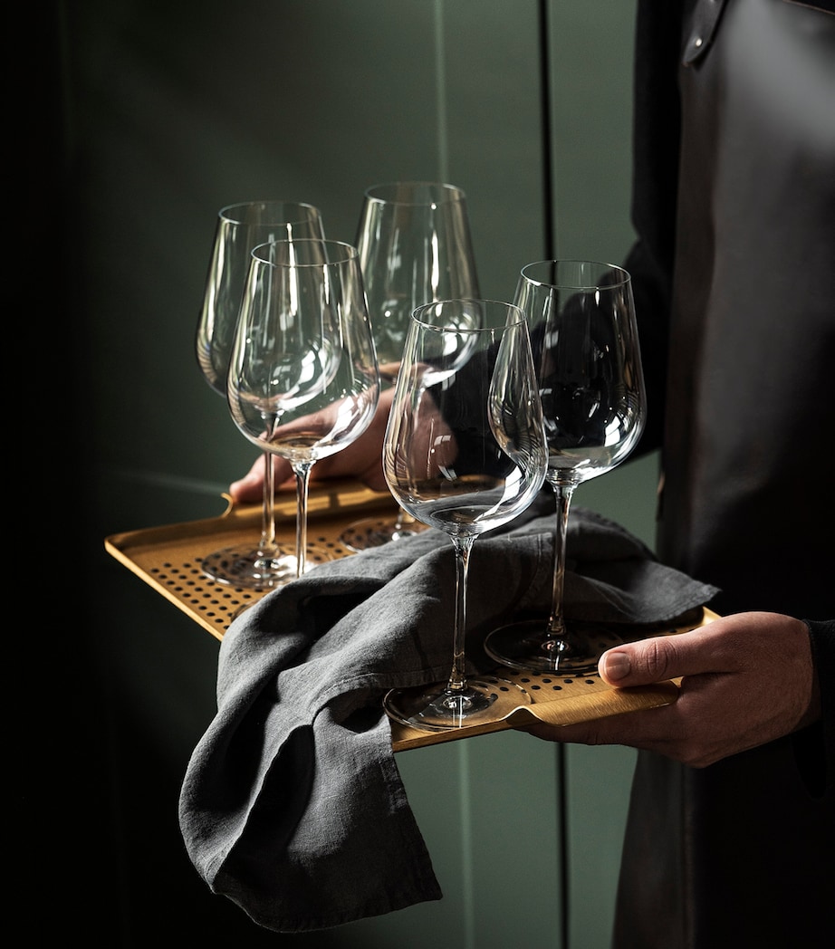 Set of 4 Precision Wine Glasses (125ml) CLEAR Image 3