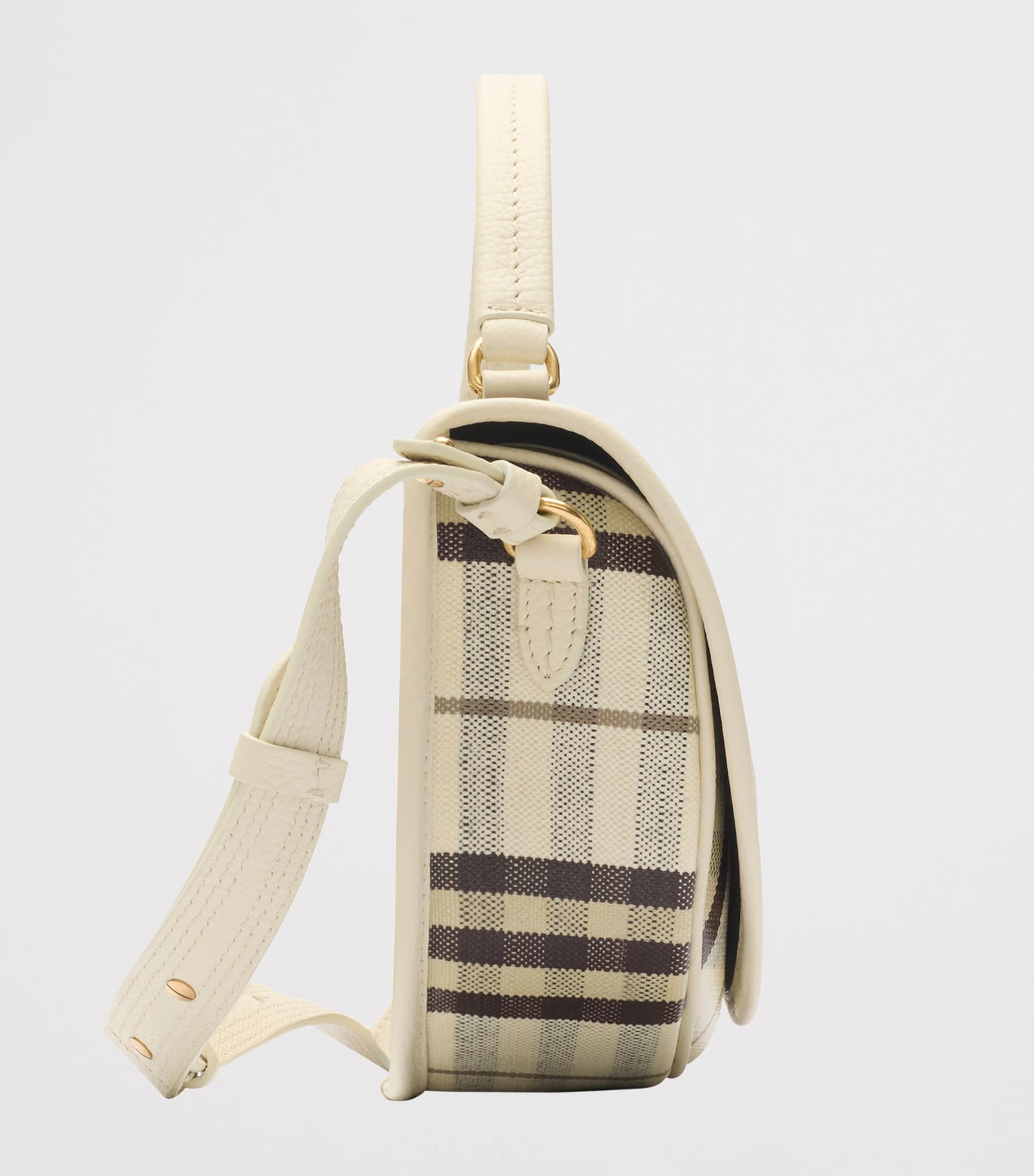 Check Highlands Cross-Body Bag​ LIGHT BEIGE Image 4