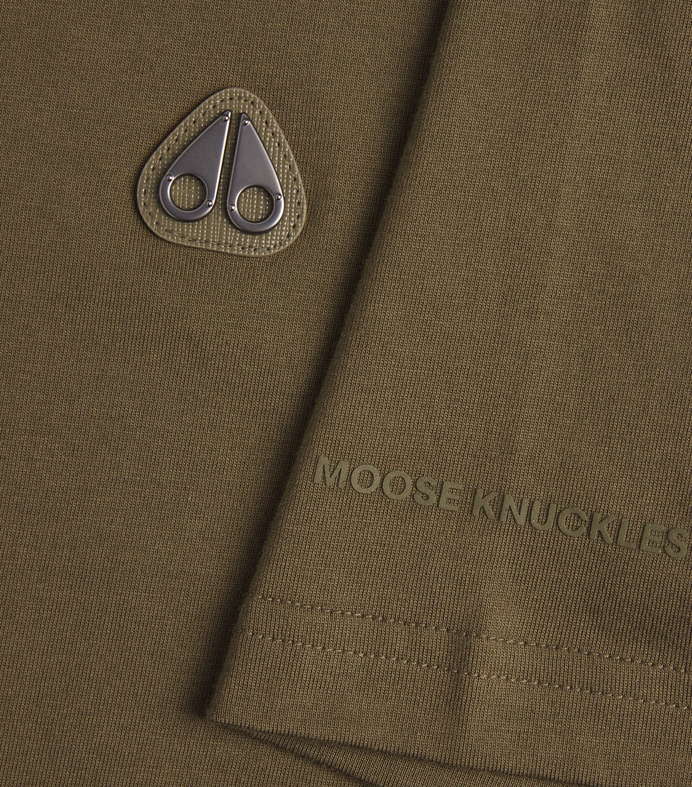 Moose Knuckles Cotton Crescent T-Shirt Combat Image 6