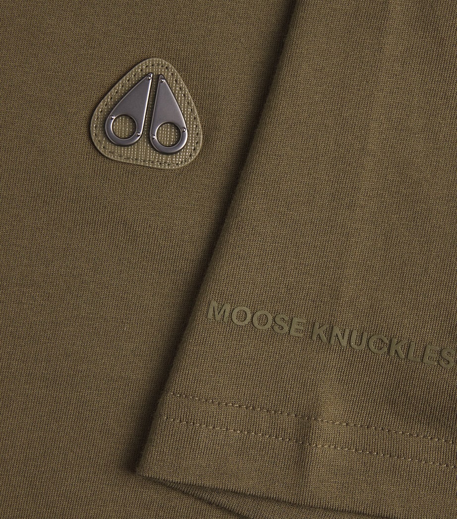 Moose Knuckles Cotton Crescent T-Shirt Combat Image 6