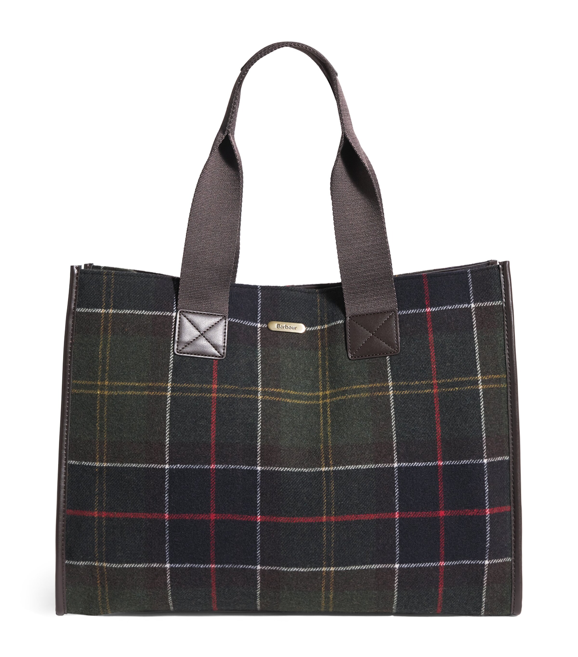 Barbour Tartan Turnberry Tote Bag Classic Tartan Image 1
