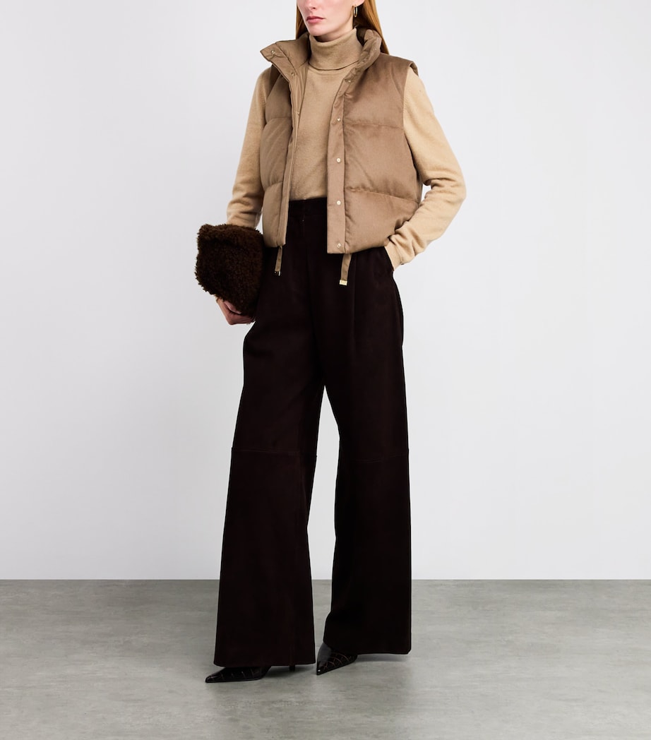 The Cube Quilted Gilet BEIGE Image 2