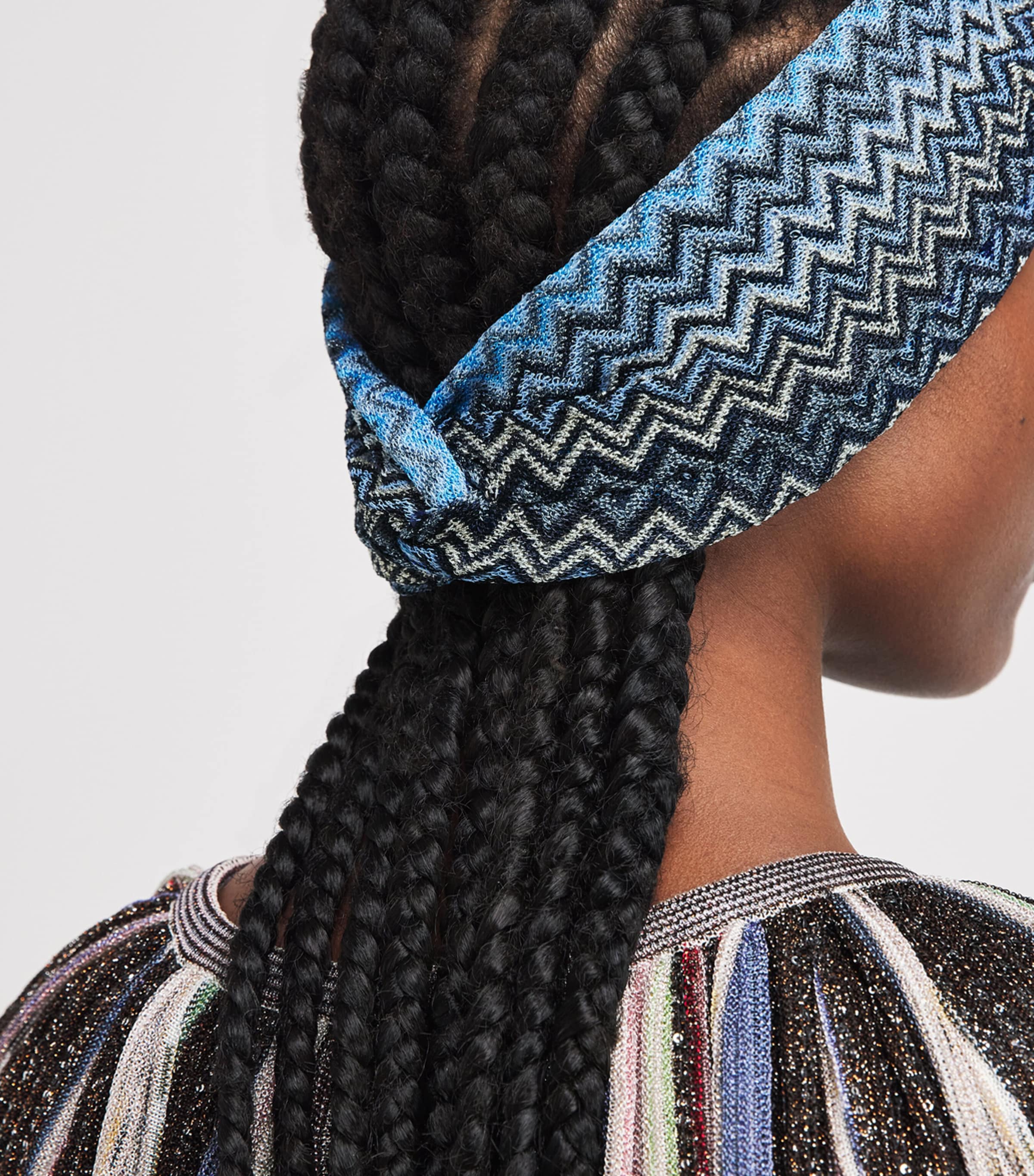 Missoni Knot-Front Zigzag Headband Image 2