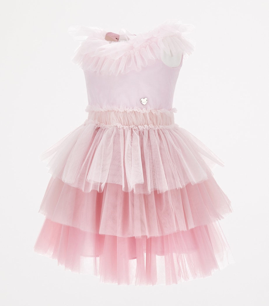 Tulle Tiered Dress (2-16 Years) ROSA DEGRADE Image 3