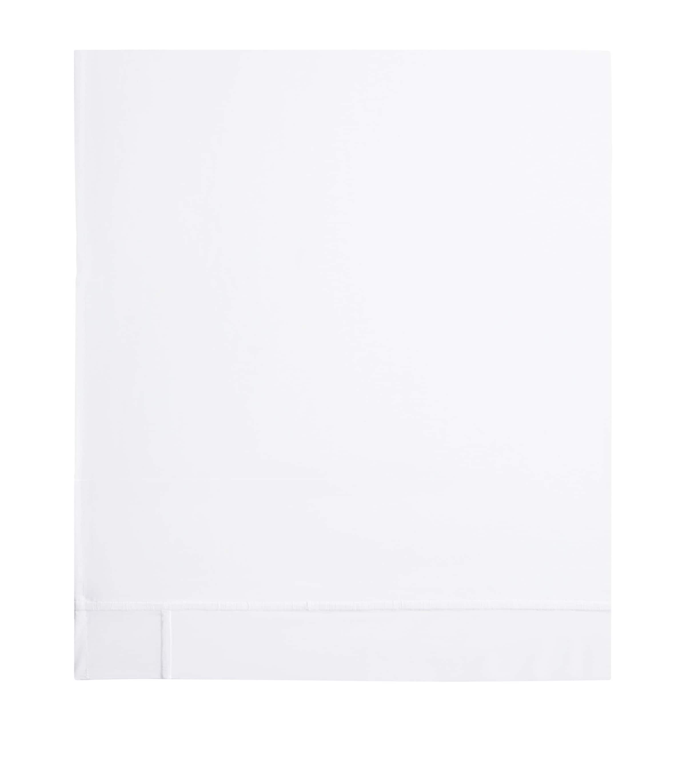 Yves Delorme Athena Blanc Super King Flat Sheet (270cm x 295cm) White Image 2