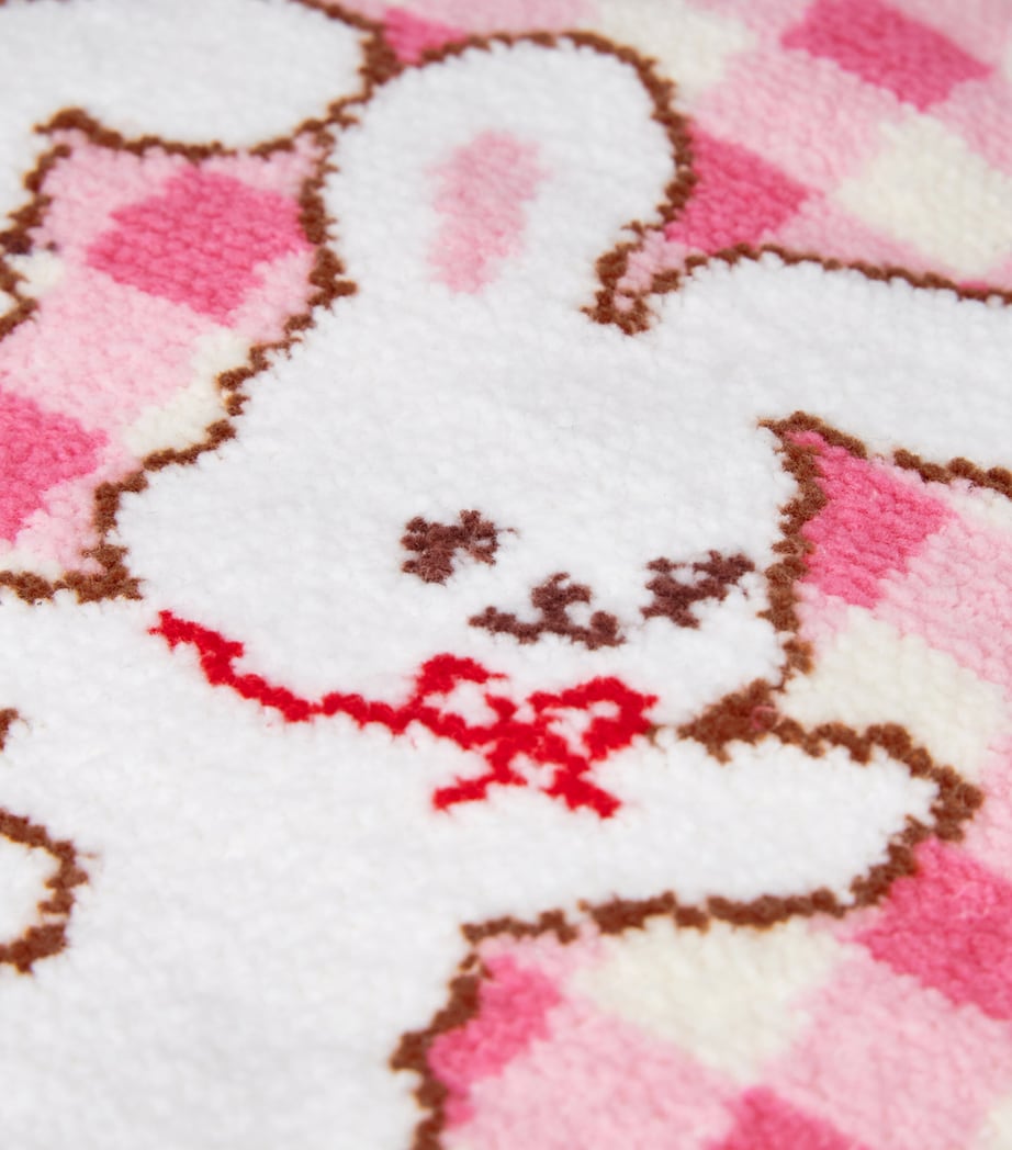 Miki House Cotton Chenille Chieco Check Backpack Image 6