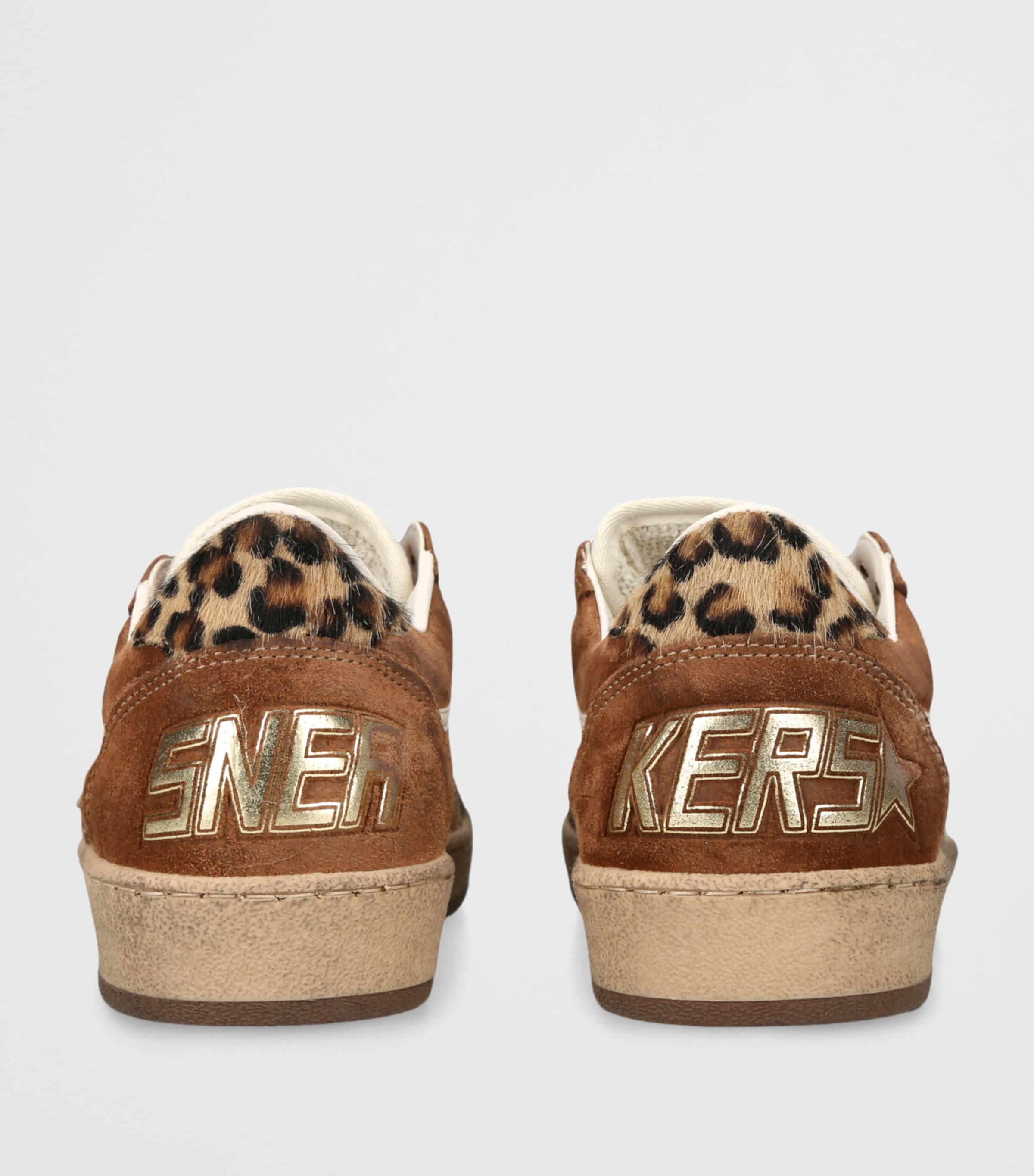 Golden Goose Suede Ball Star Sneakers Dk.brn Com Image 2