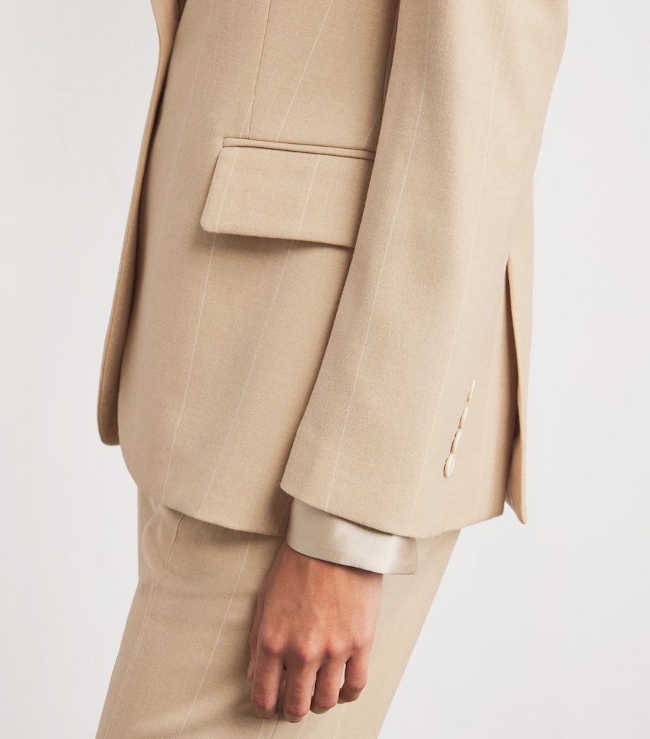 Wool Stripe Blazer SABBIA Image 6
