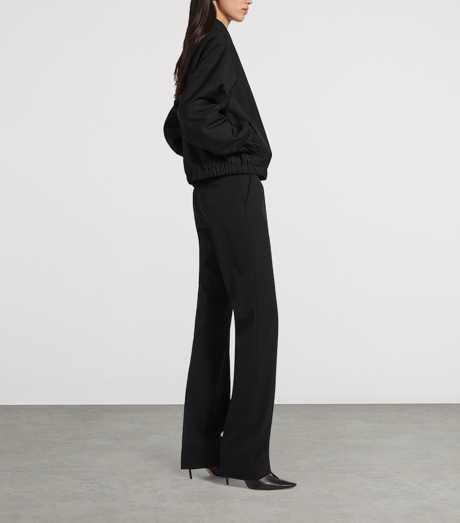 Balenciaga Womens Blouson Bomber Jacket Image 4