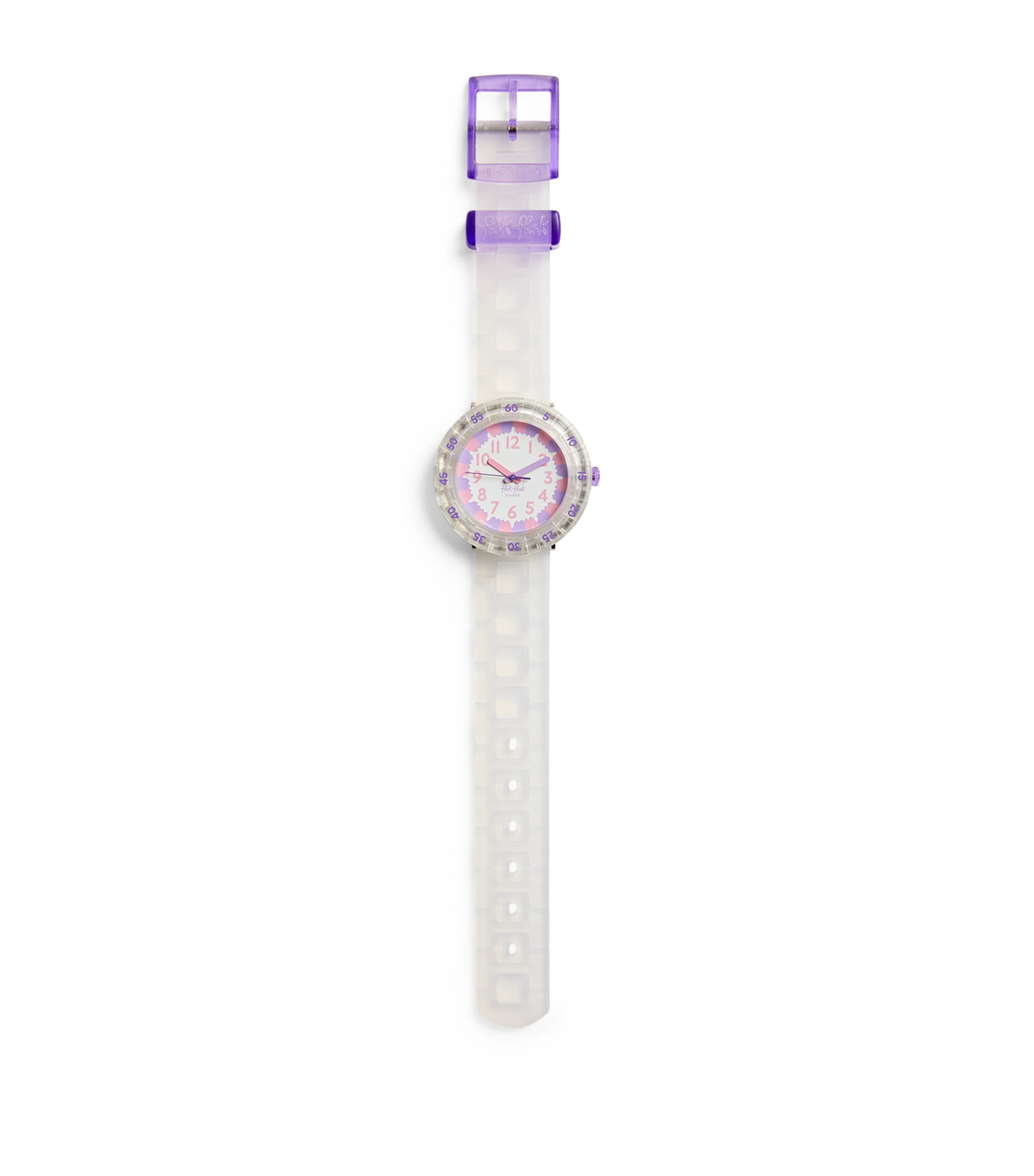 Shop Flik Flak Level Milky Watch In White