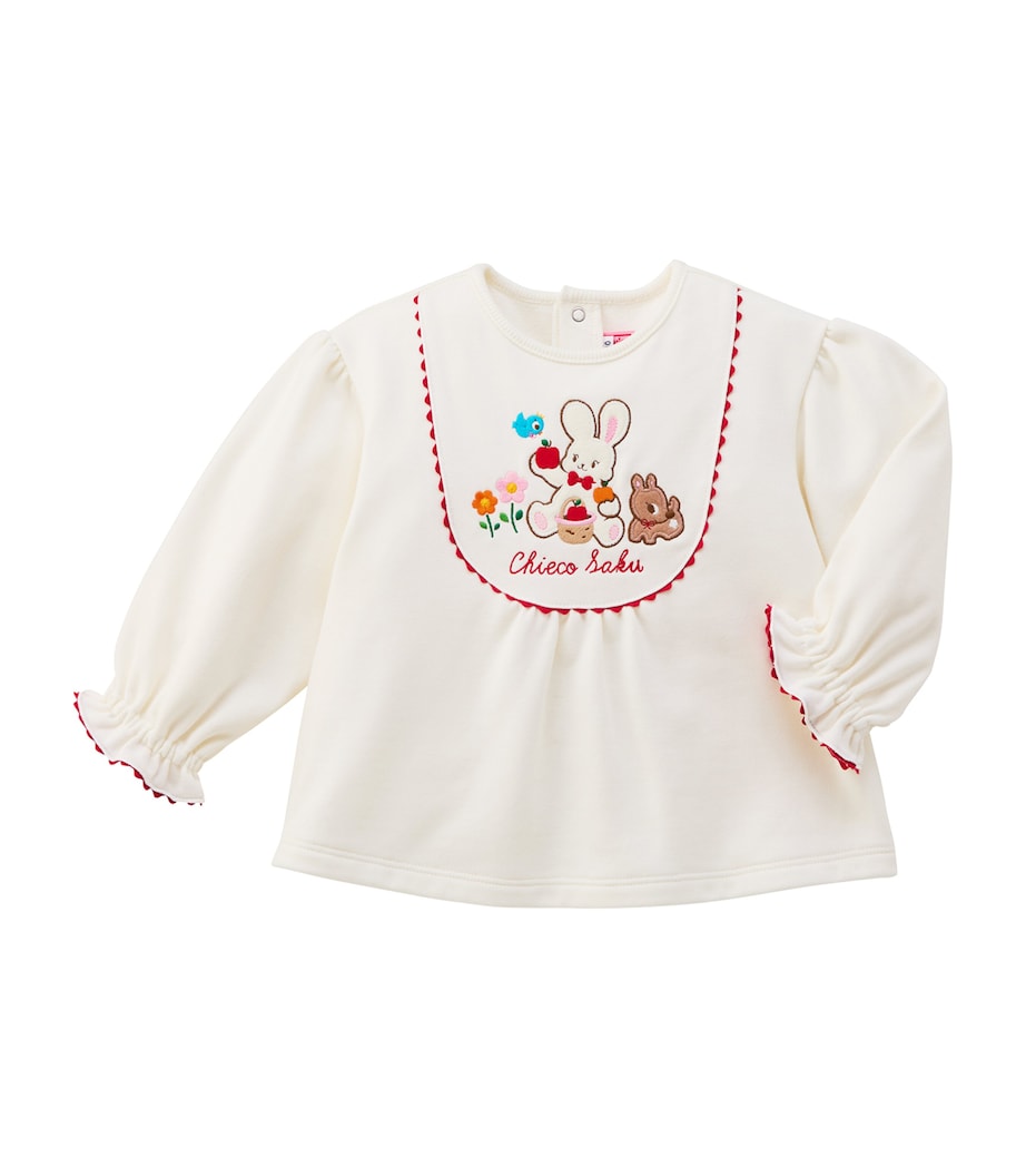 Miki House Cotton Embroidered Sweatshirt (12 Months-5 Years) Image 1