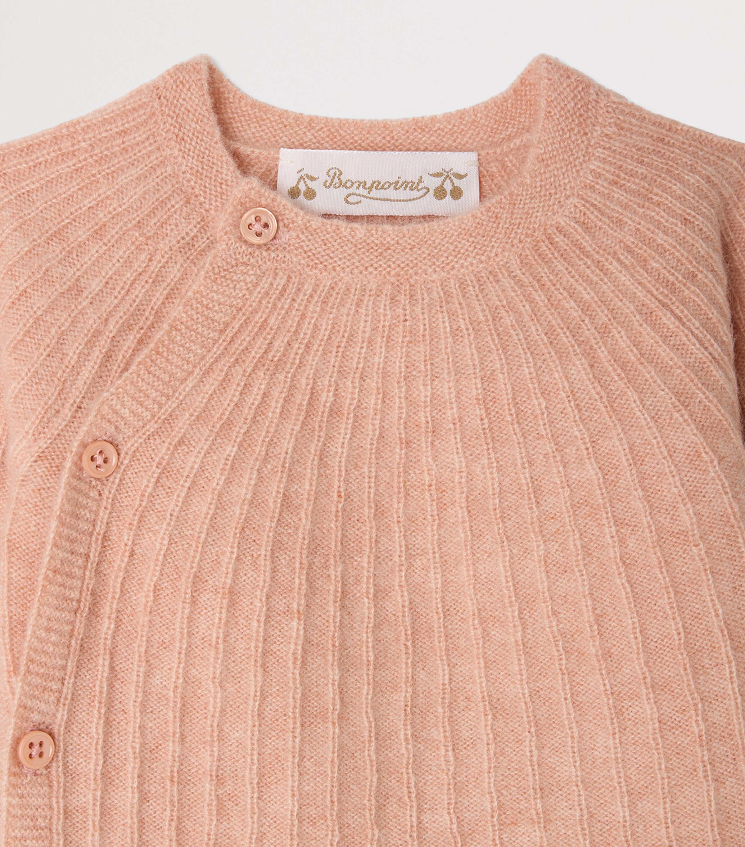 Bonpoint Cashmere Sweater and Leggings Set (3-18 Months) Rose The Image 3