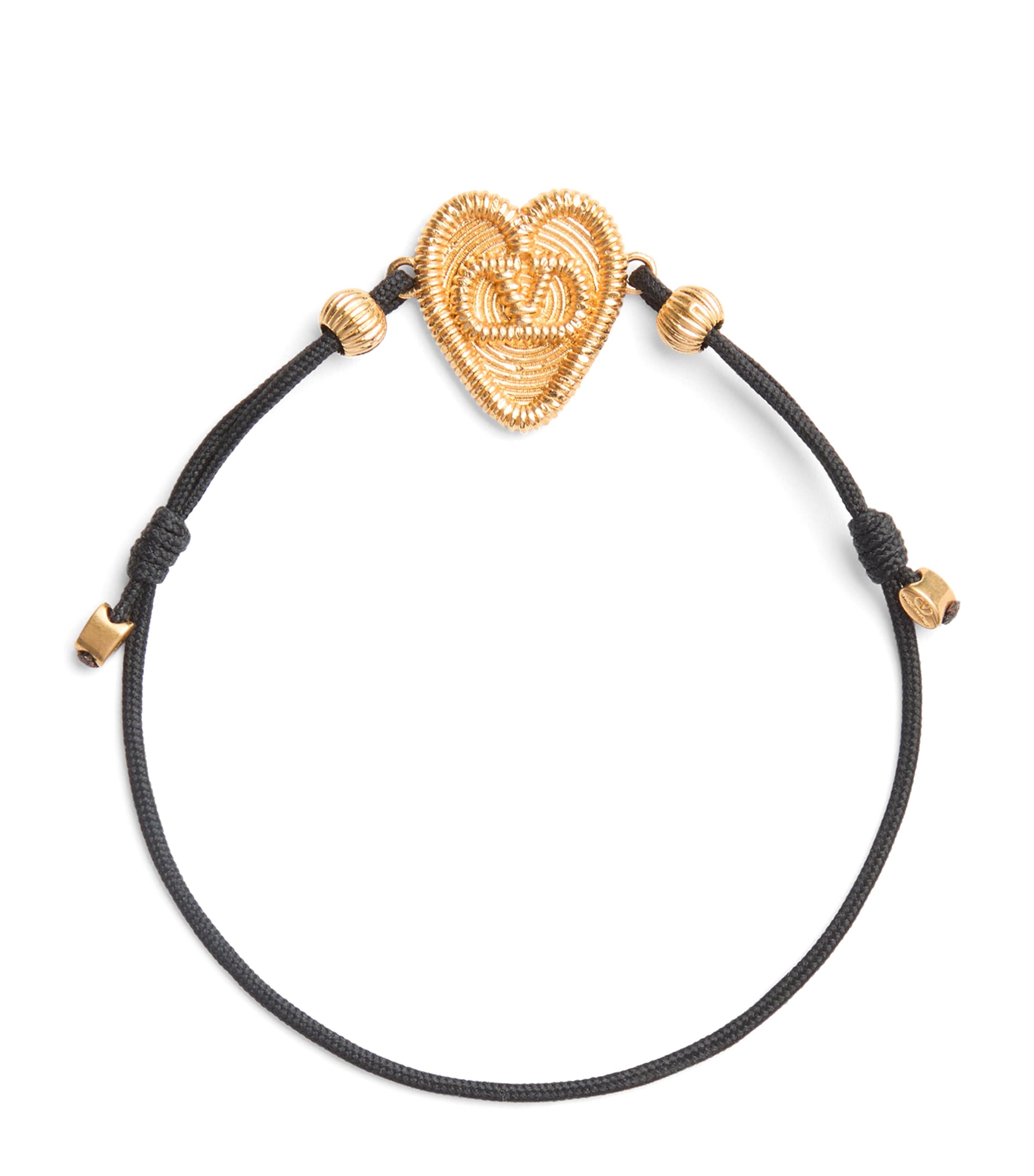 【Valentino】フィル ペルデュ ワックスコットン ブレスレット Valentino Garavani Waxed Cotton Fil Perdu Bracelet | Harrods HK