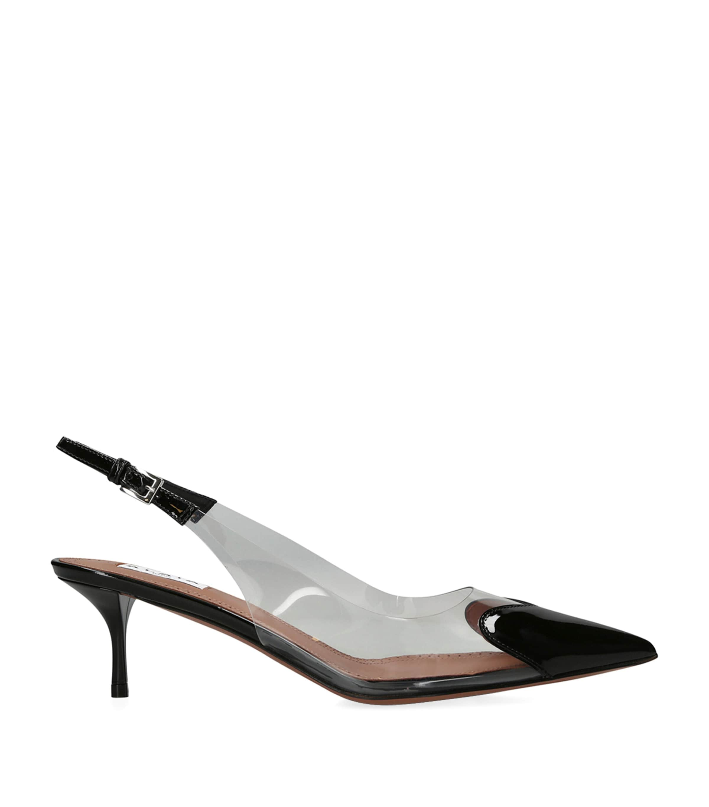 Shop Alaïa Couer Slingback Pumps 55 In Black