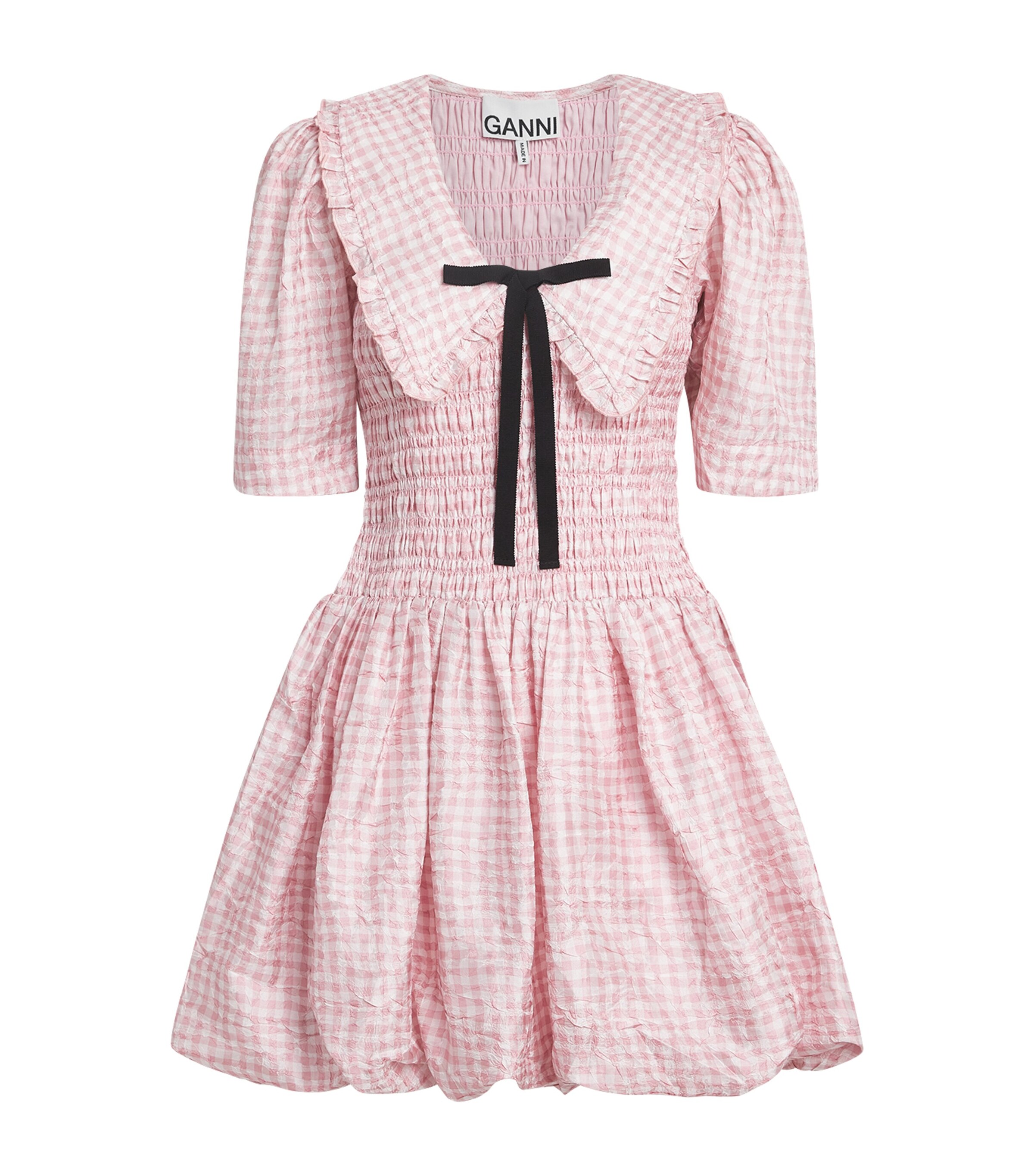 GANNI Check Mini Dress | Women Clothing | Dresses | Mini Dresses | Day Dresses | Designers | Ganni