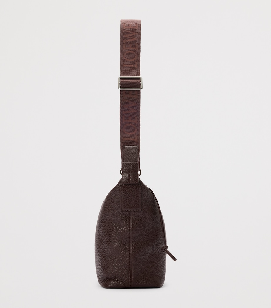 Small Leather Cubi Cross-Body Bag OXBLOOD Image 2