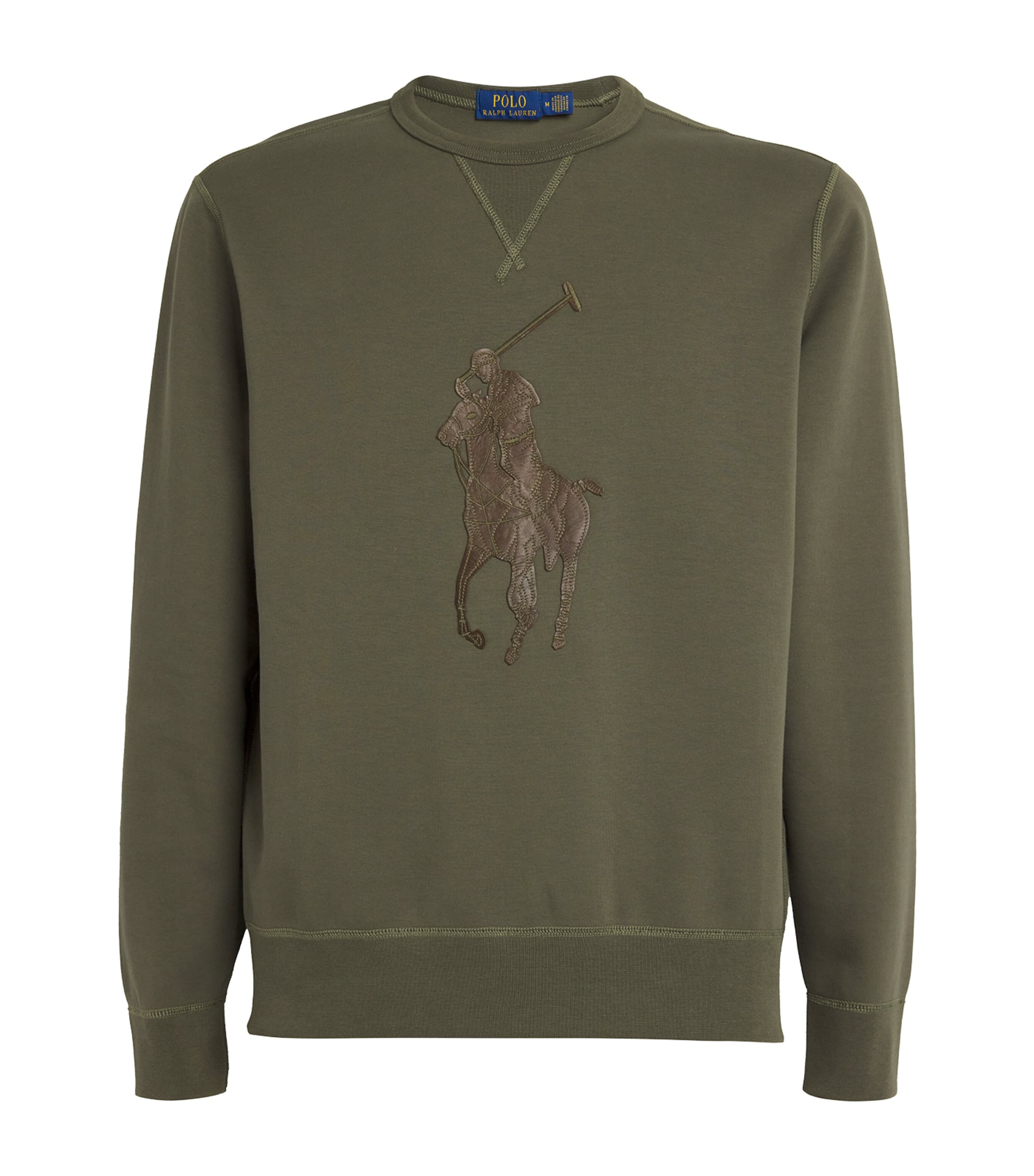 Shop Polo Ralph Lauren Big Polo Pony Sweatshirt In Green