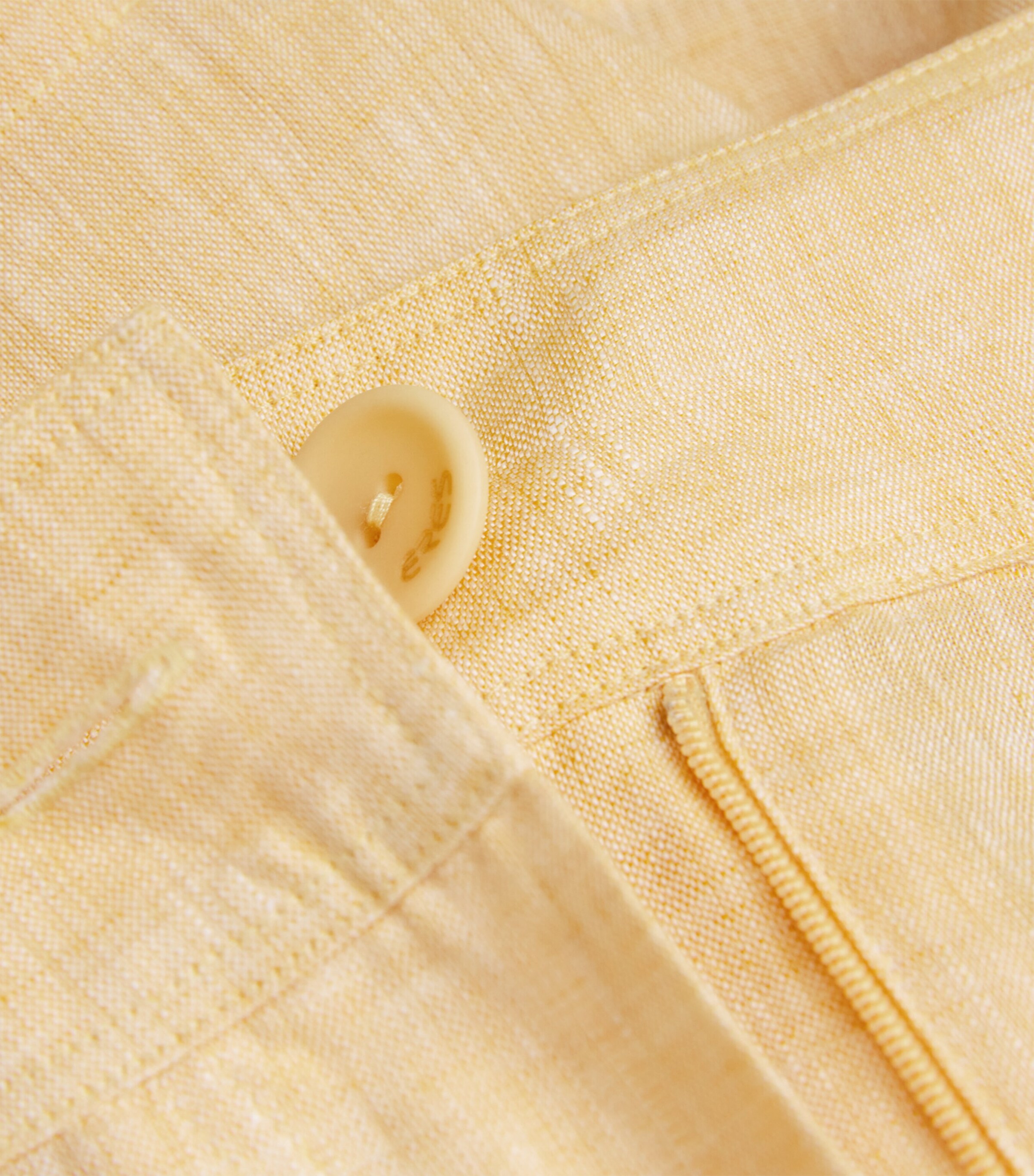 Eres Womens Linen Enjouee Tailored Shorts Orge Image 6