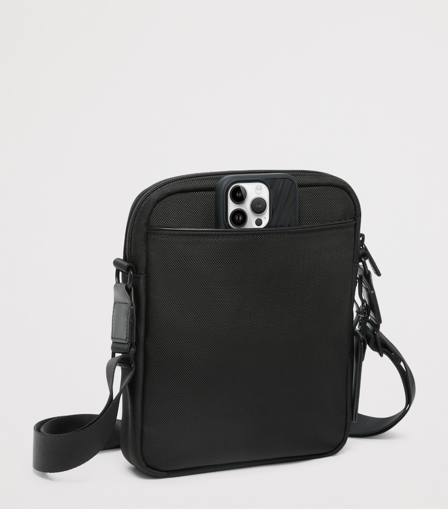Tumi Medium Alpha 4 Cross-Body Bag Black Image 4