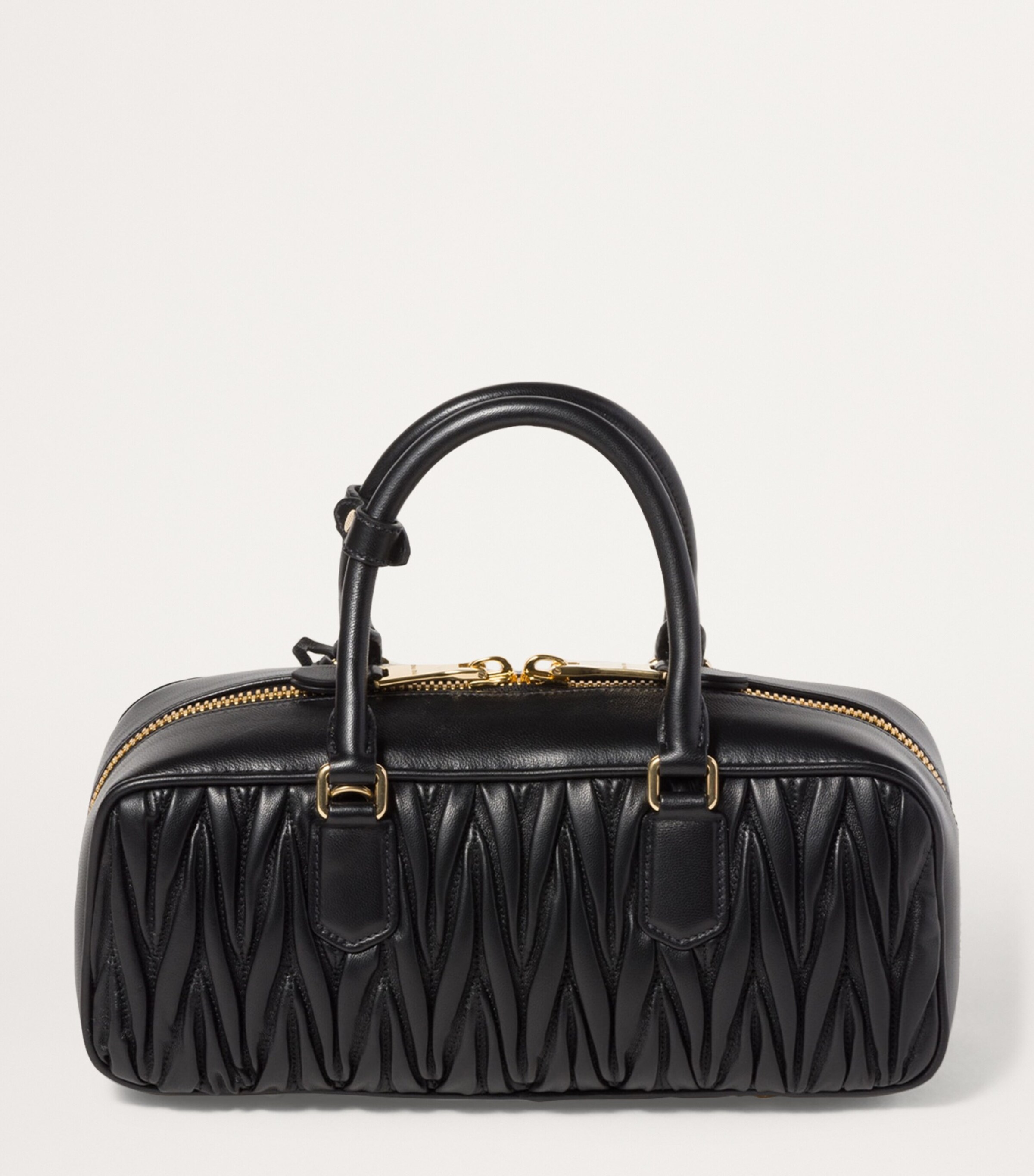 Matelassé Leather Arcadie Top-Handle Bag F0002 Image 3