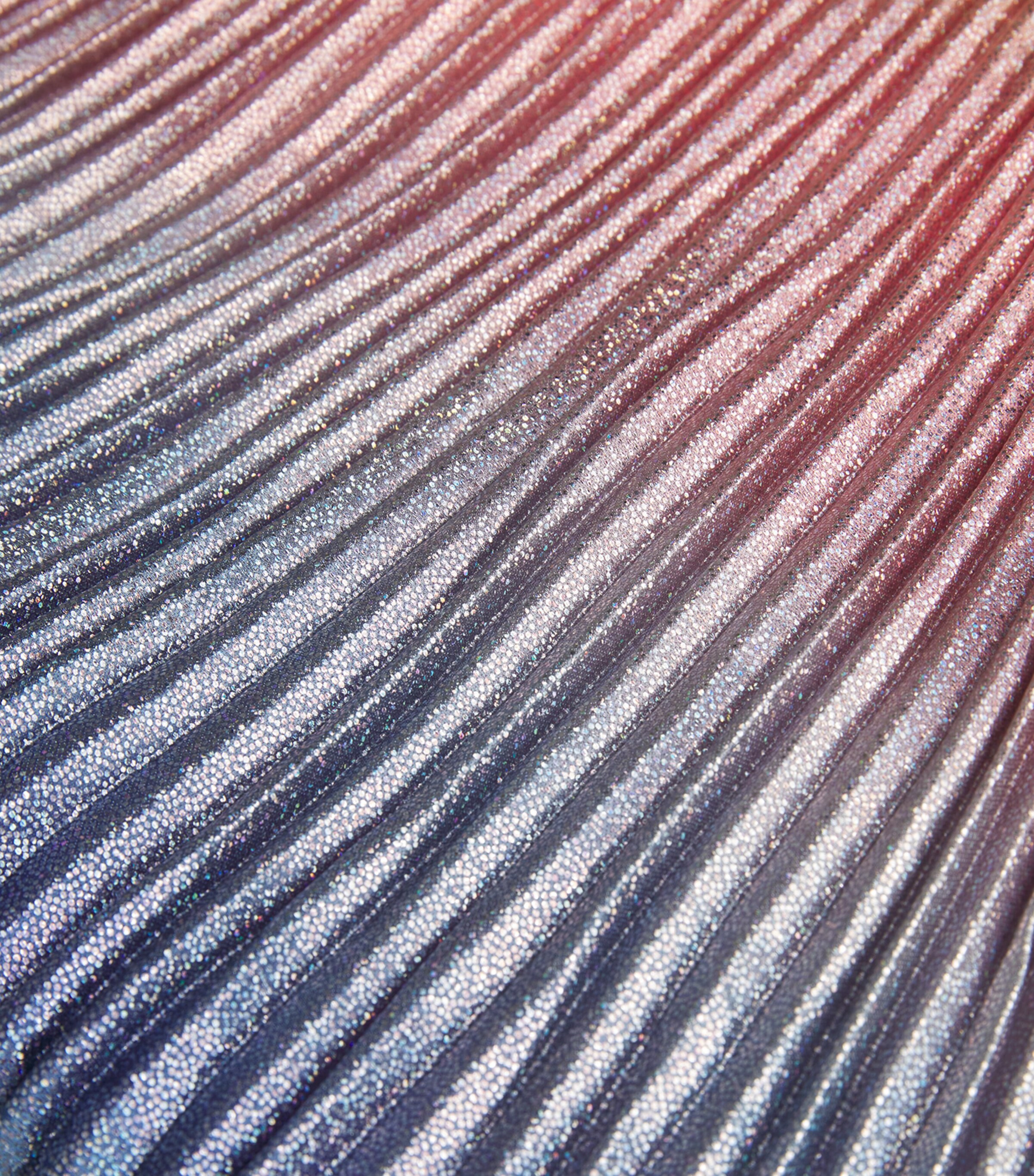 Rainbow Pleated Dress (8-12 Years) MULTICOLOURED Image 3