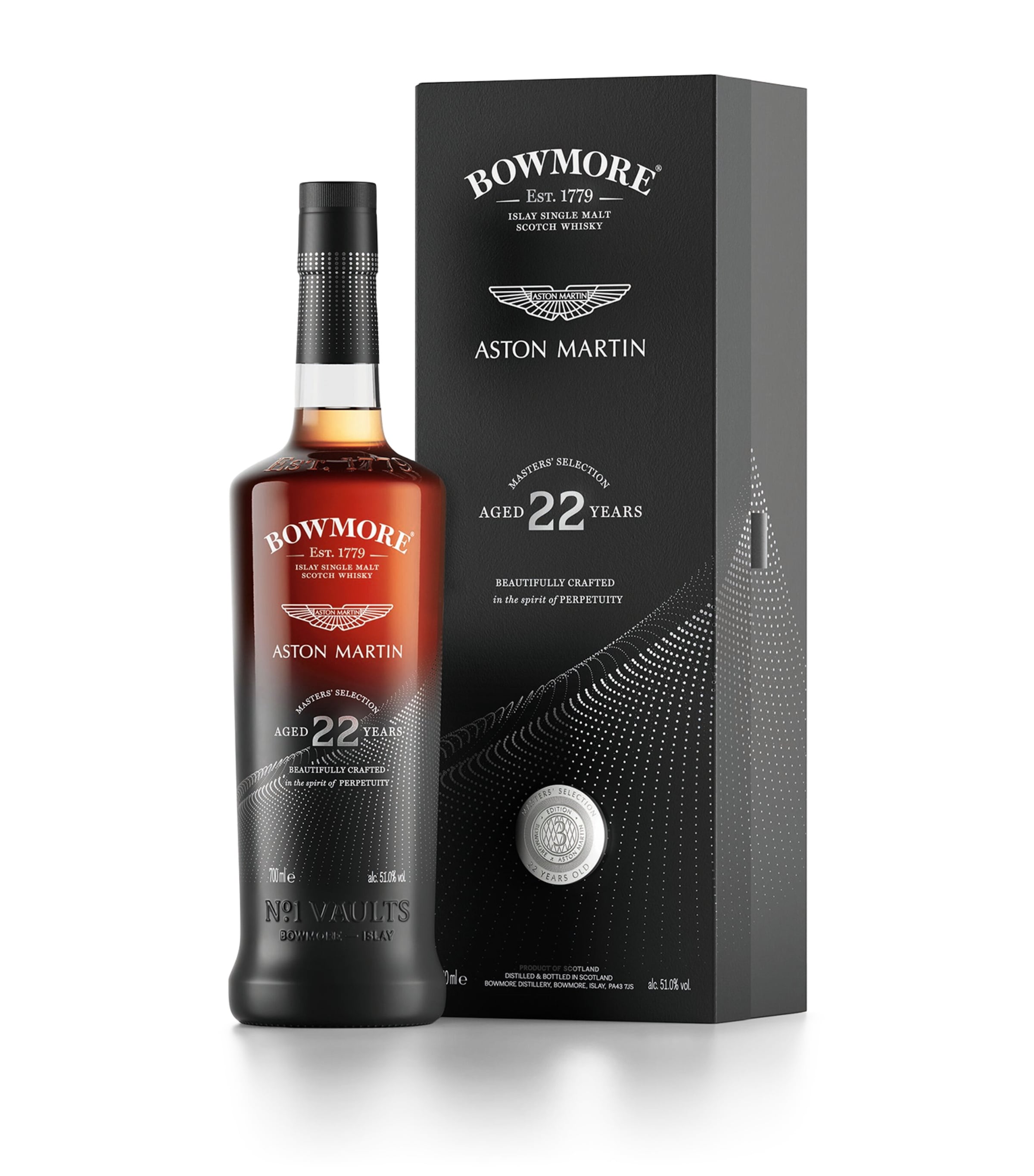 x Aston Martin Masters Selection Edition 3 22-Year-Old Single-Malt Scotch Whisky (70cl) NO COLOUR Image 1