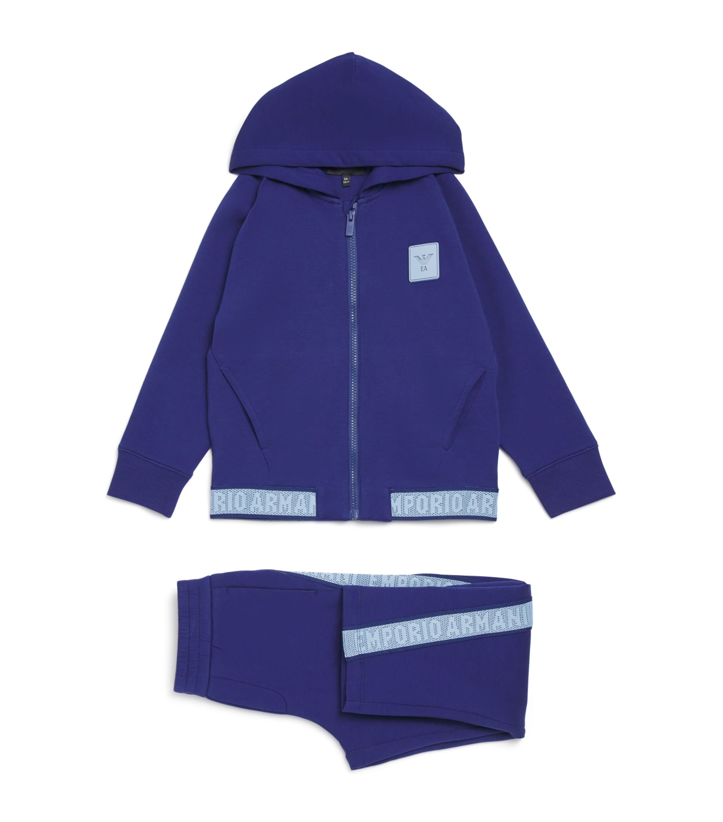 Jacquard Logo Tracksuit (4-16 Years) BLUEPRINT Image 1