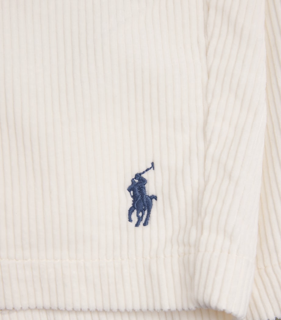 Polo Ralph Lauren Mens Cotton Corduroy Prepster Shorts Warm White Image 6