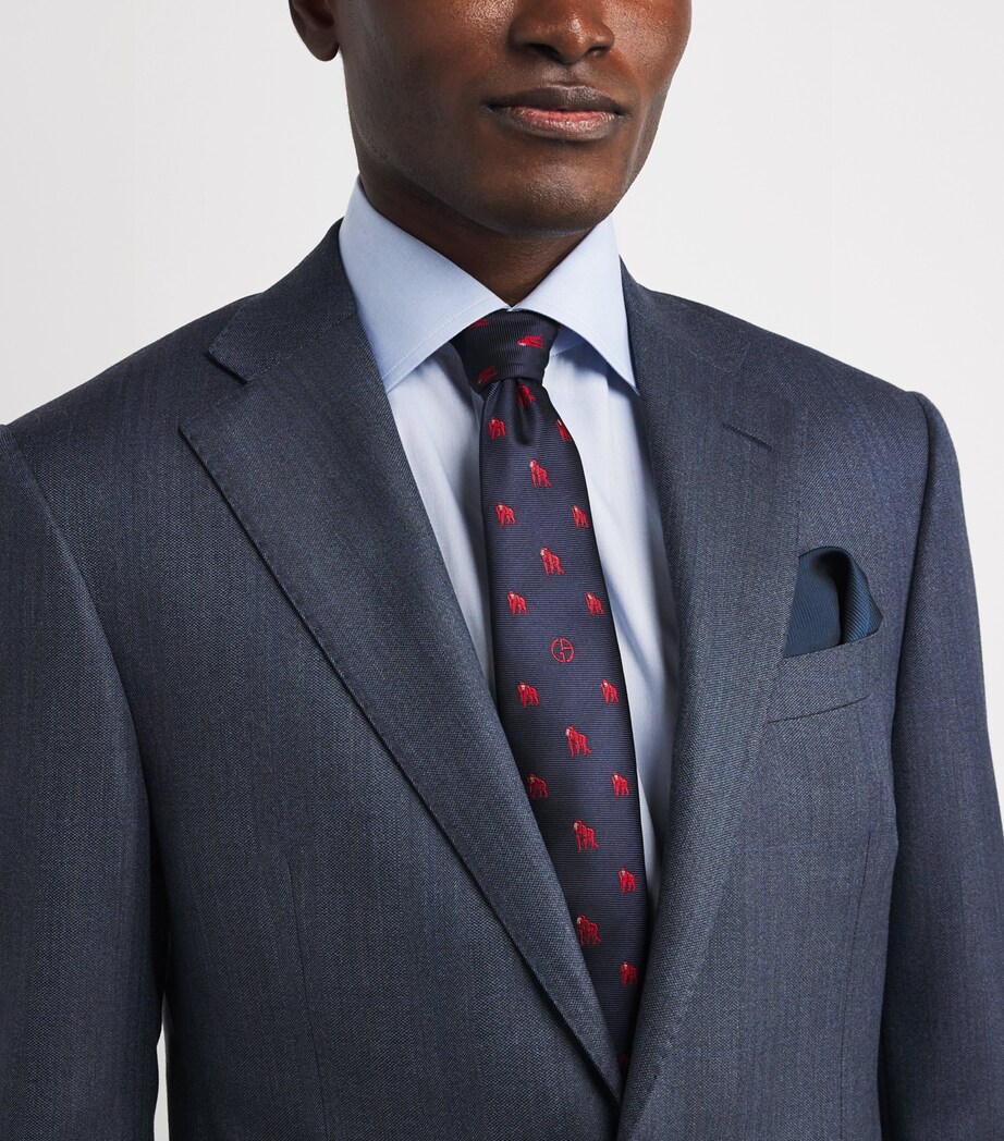 Silk Gorilla Jacquard Tie FB161 Image 2