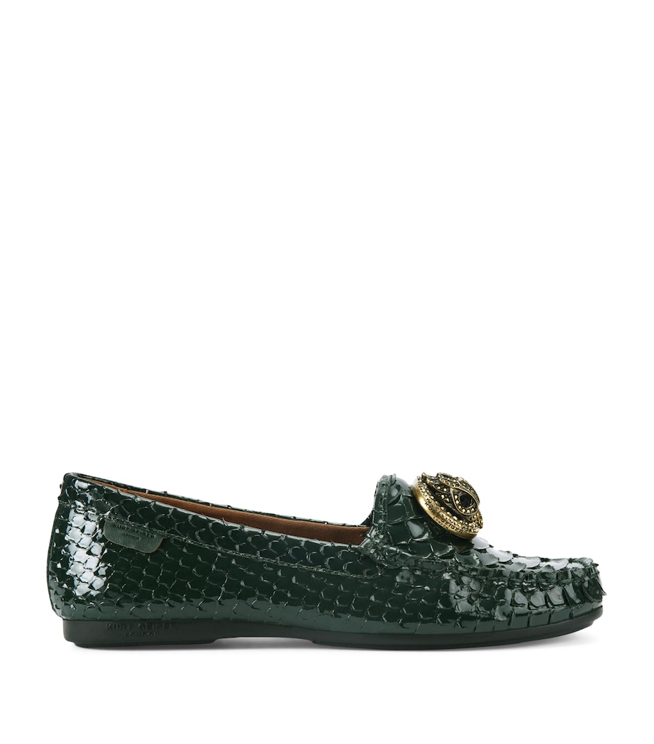 Leather Chelsea Loafers DARK GREEN Image 1