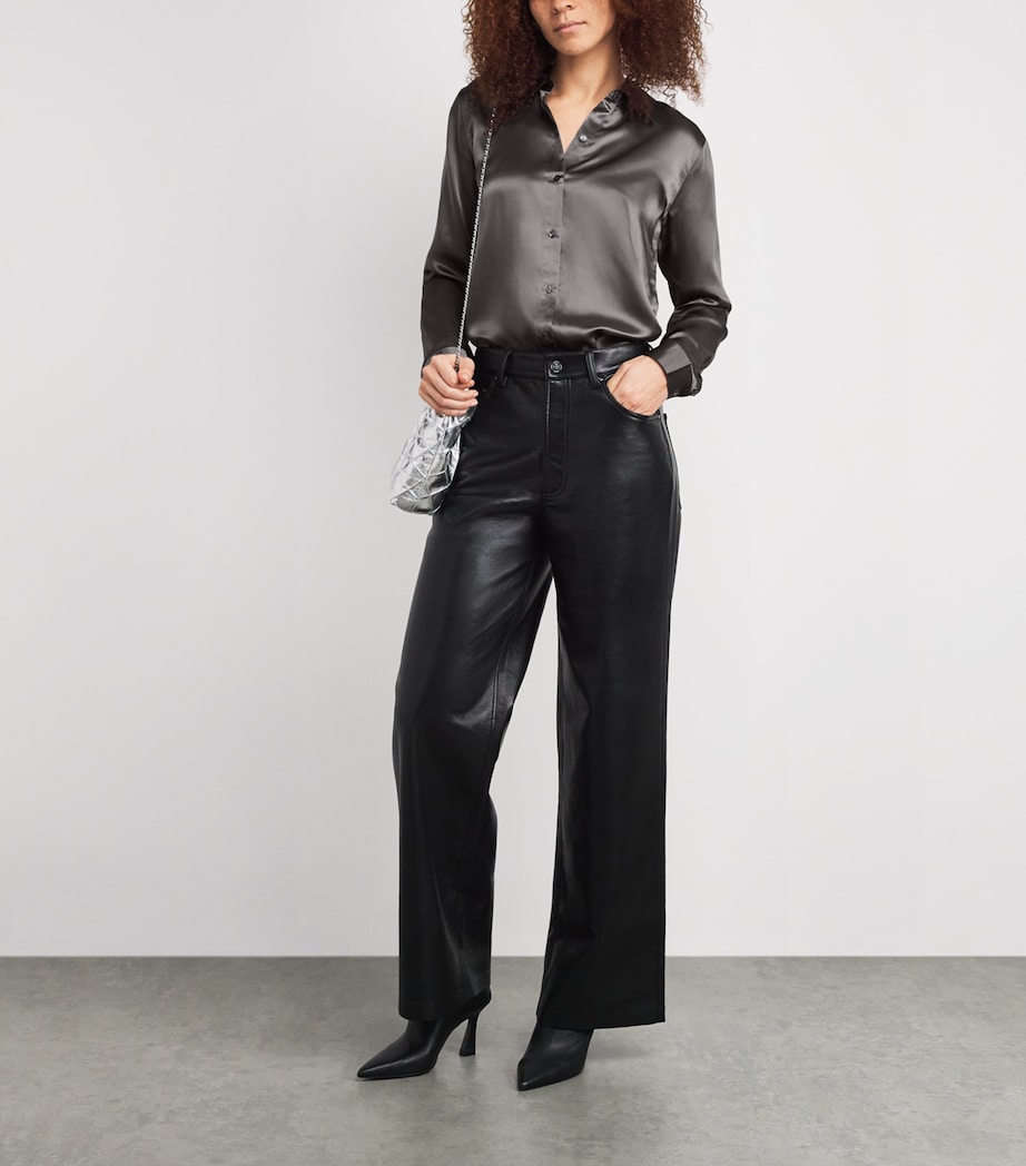 Silk Tyler Blouse MEDIUM GREY Image 2