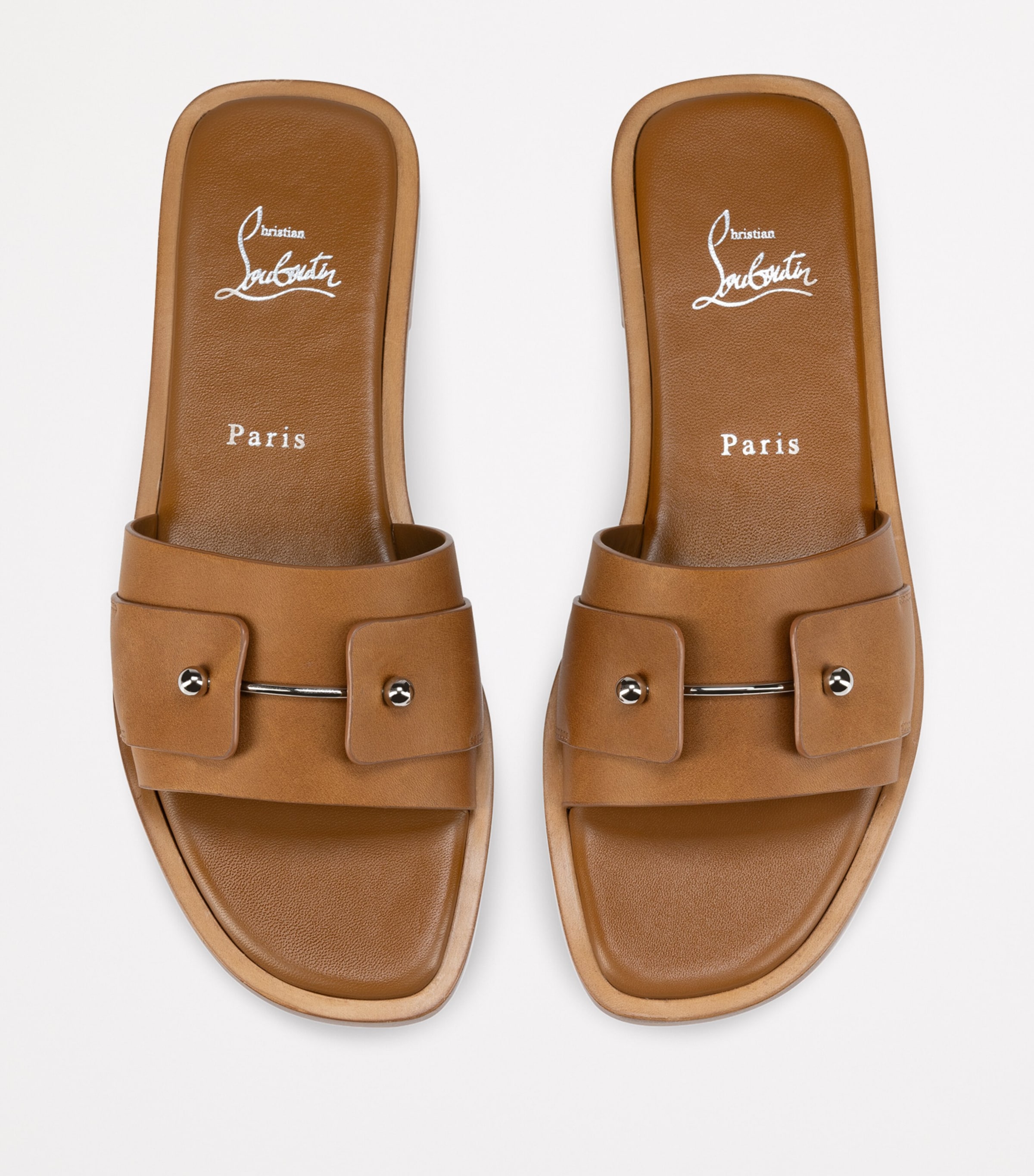 Chambelimule Donna Calf Leather Mules 7130 Image 3