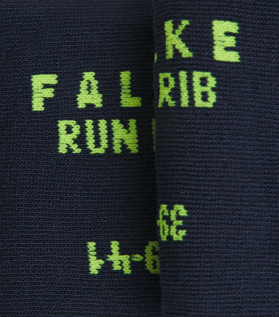 Falke Mens Run Rib Socks Marine Image 2