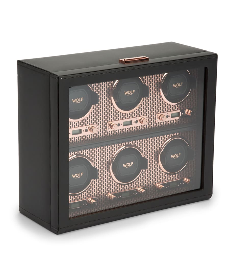 WOLF Axis 6-Piece Watch Winder Copper Image 2