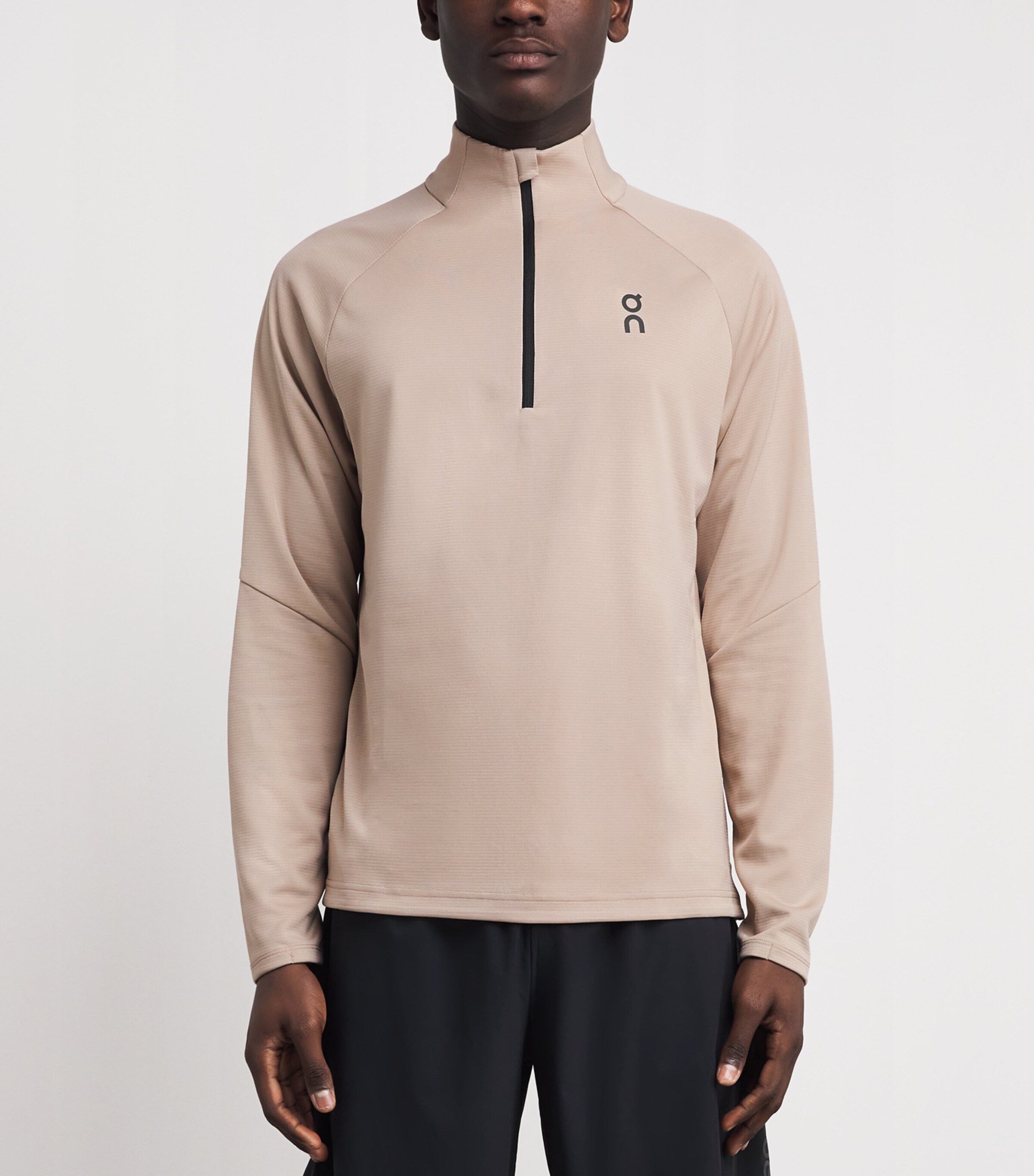 On Mens Climate Zip-Up Long-Sleeve T-Shirt Desert Image 4