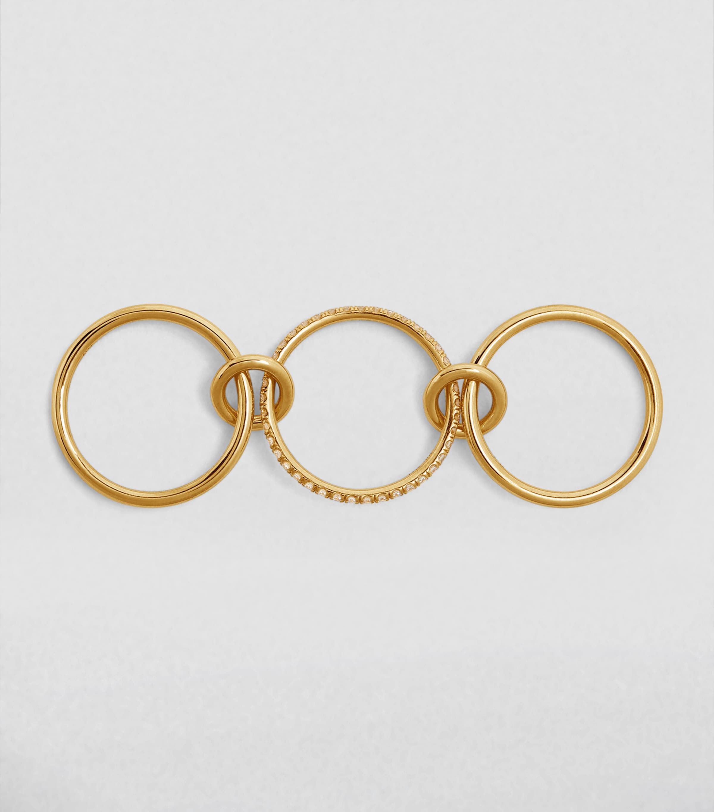 Yellow Gold and Diamond Sonny Ring YELLOW GOLD Image 2