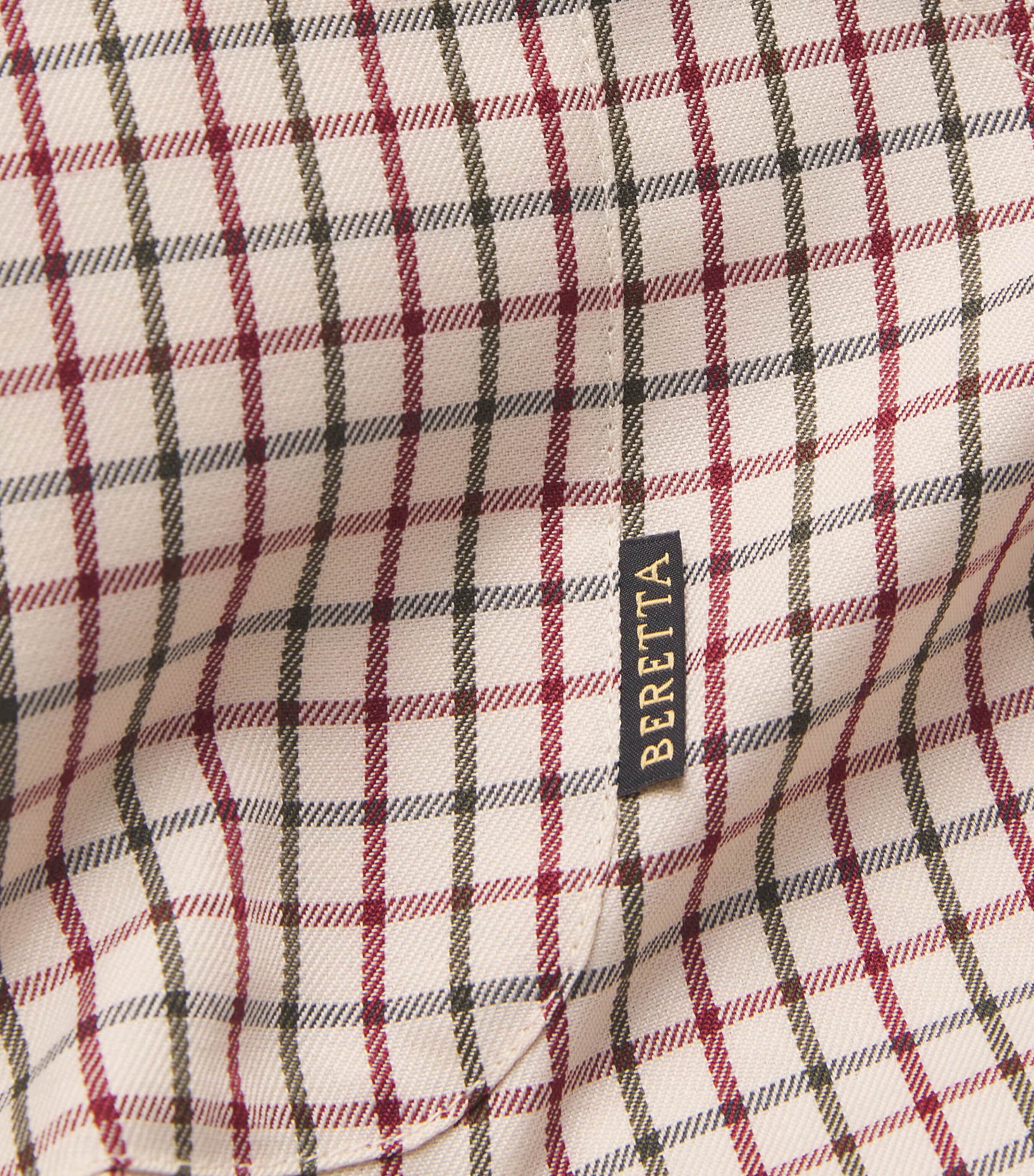 Check Ellis Shirt 01D1:IVRY+GREEN CHCK Image 5