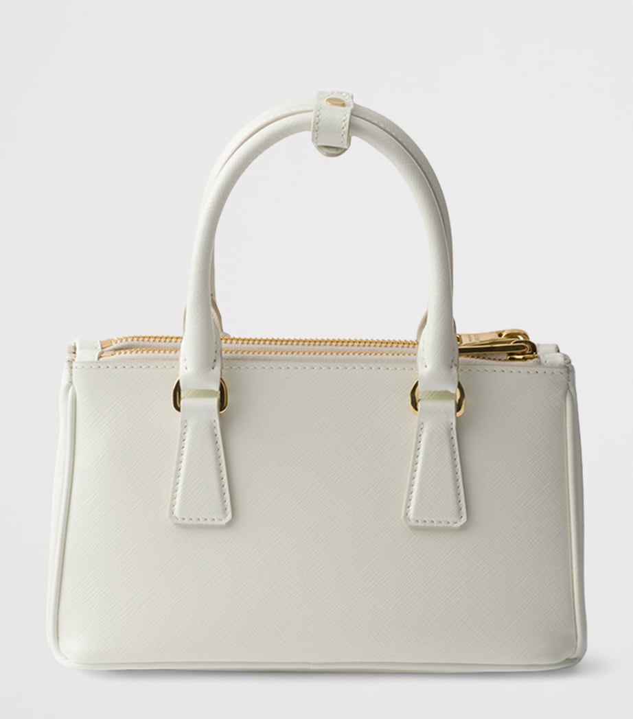 Mini Patent Saffiano Leather Galleria Top-Handle Bag F0009 Image 3