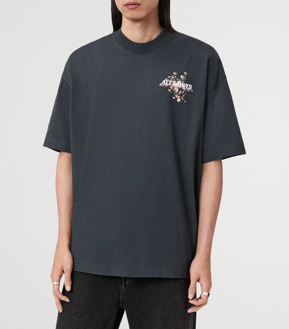 Organic Cotton Valen T-Shirt WASHED BLACK Image 3