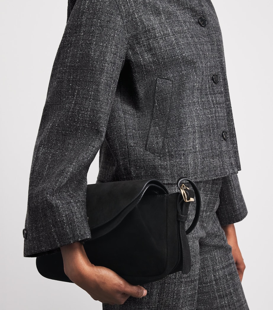 Theory Womens Wool-Blend Malfile Blazer Charcoal Multi Qdy Image 6