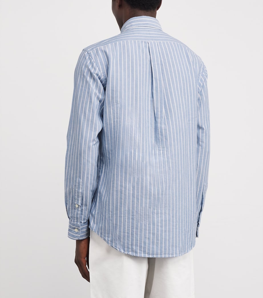 Cotton Stripe Oxford Shirt MULTI Image 4