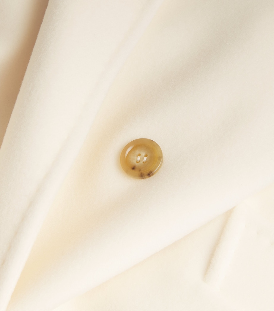 Wool-Cashmere Rebus Coat WHITE Image 5