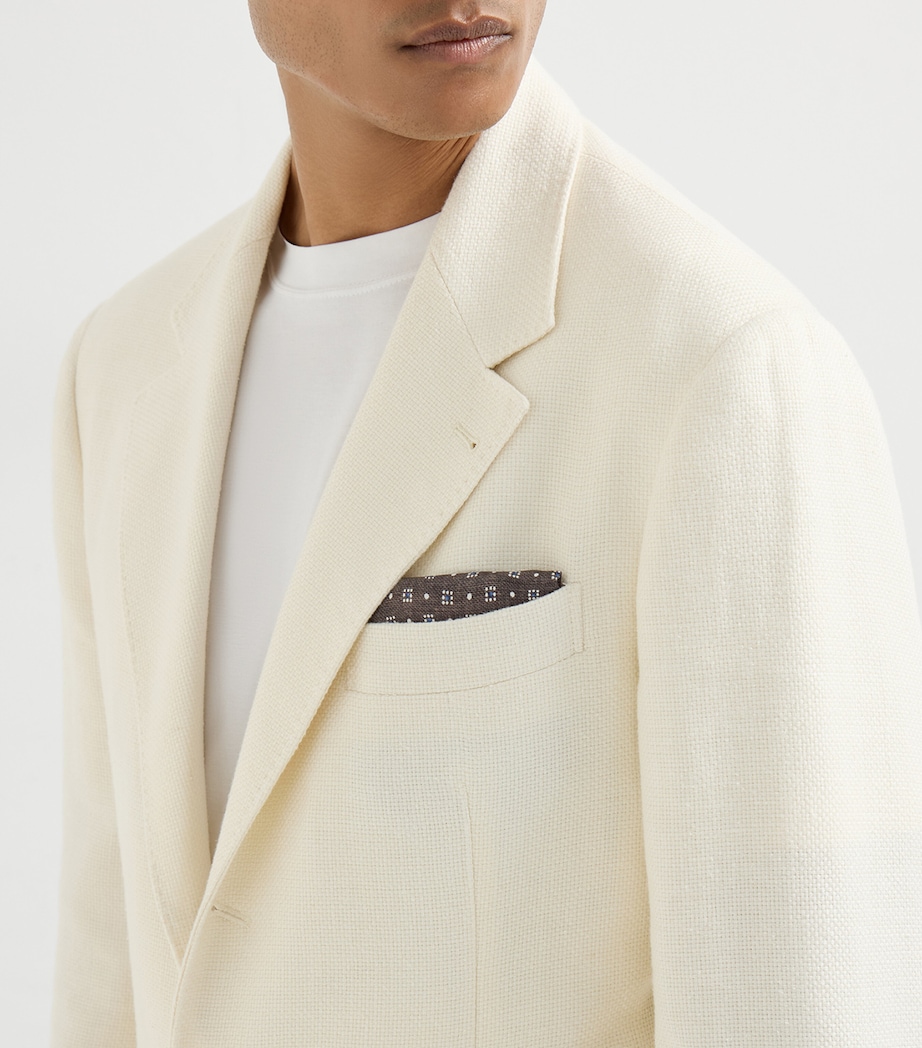 Silk Patterned Pocket Square C009 Image 2