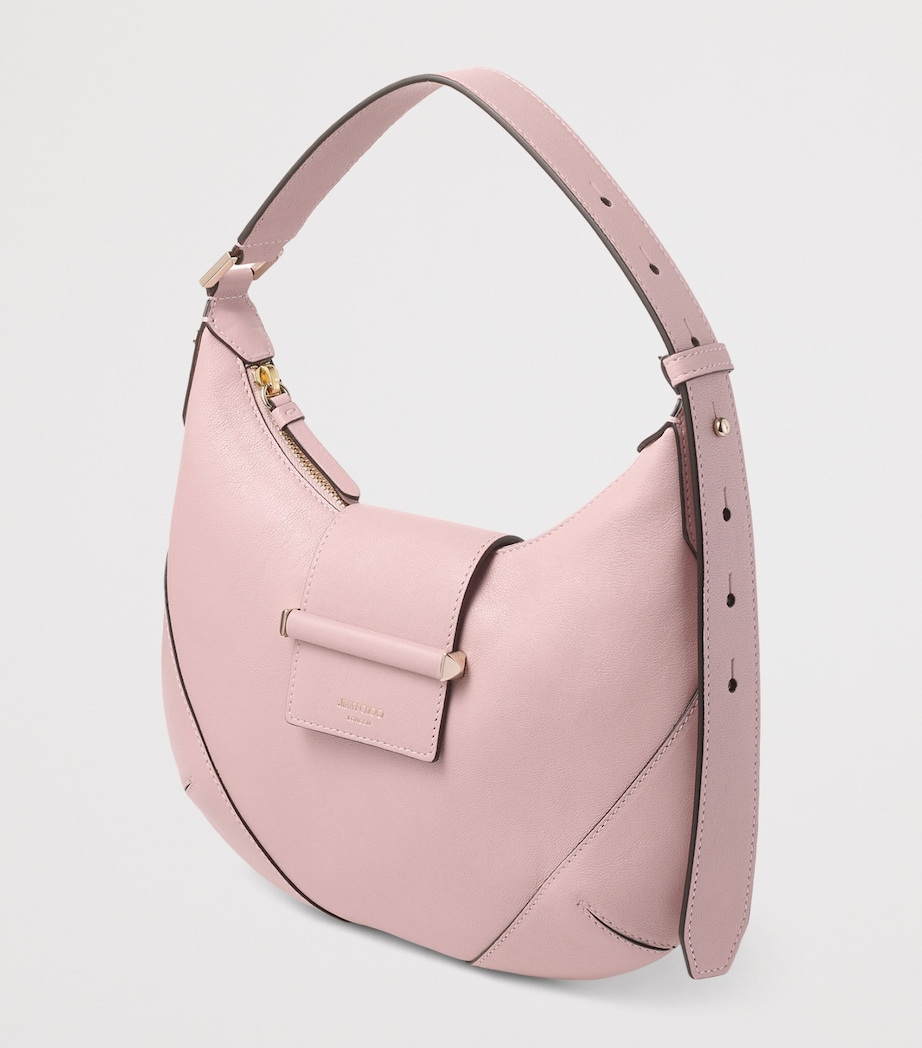 Small Bar Leather Shoulder Bag ROSE/SHINY GOLD Image 2