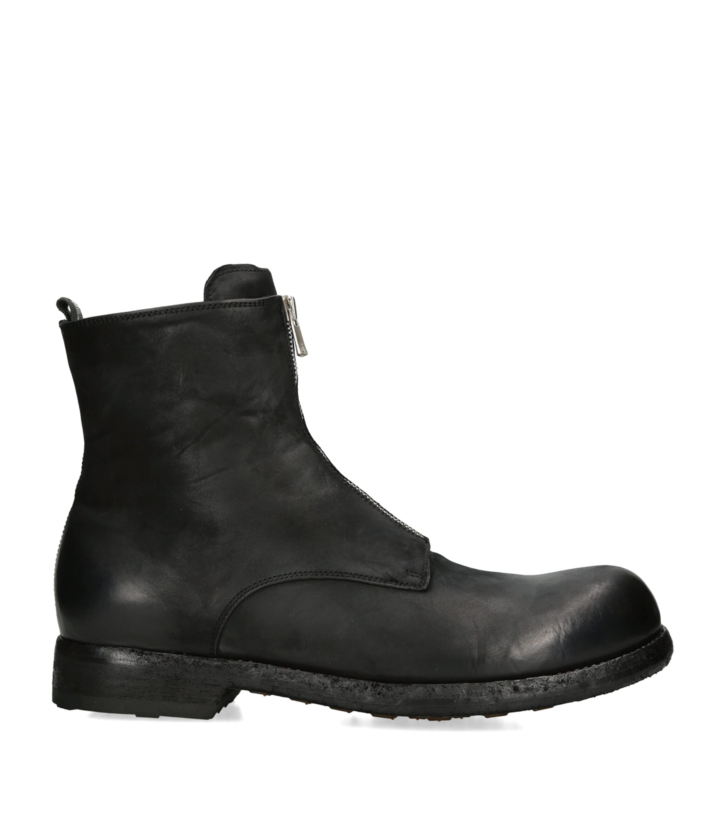 Officine Creative Leather Bulla Ankle Boots Black Image 1