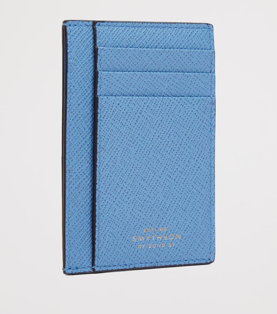 Panama Leather Compact Card Holder NILE BLUE Image 2